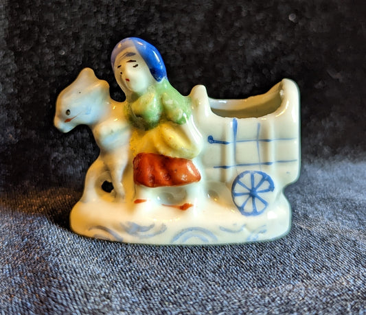 Mini Vintage Cache Pot/Toothpick Holder
