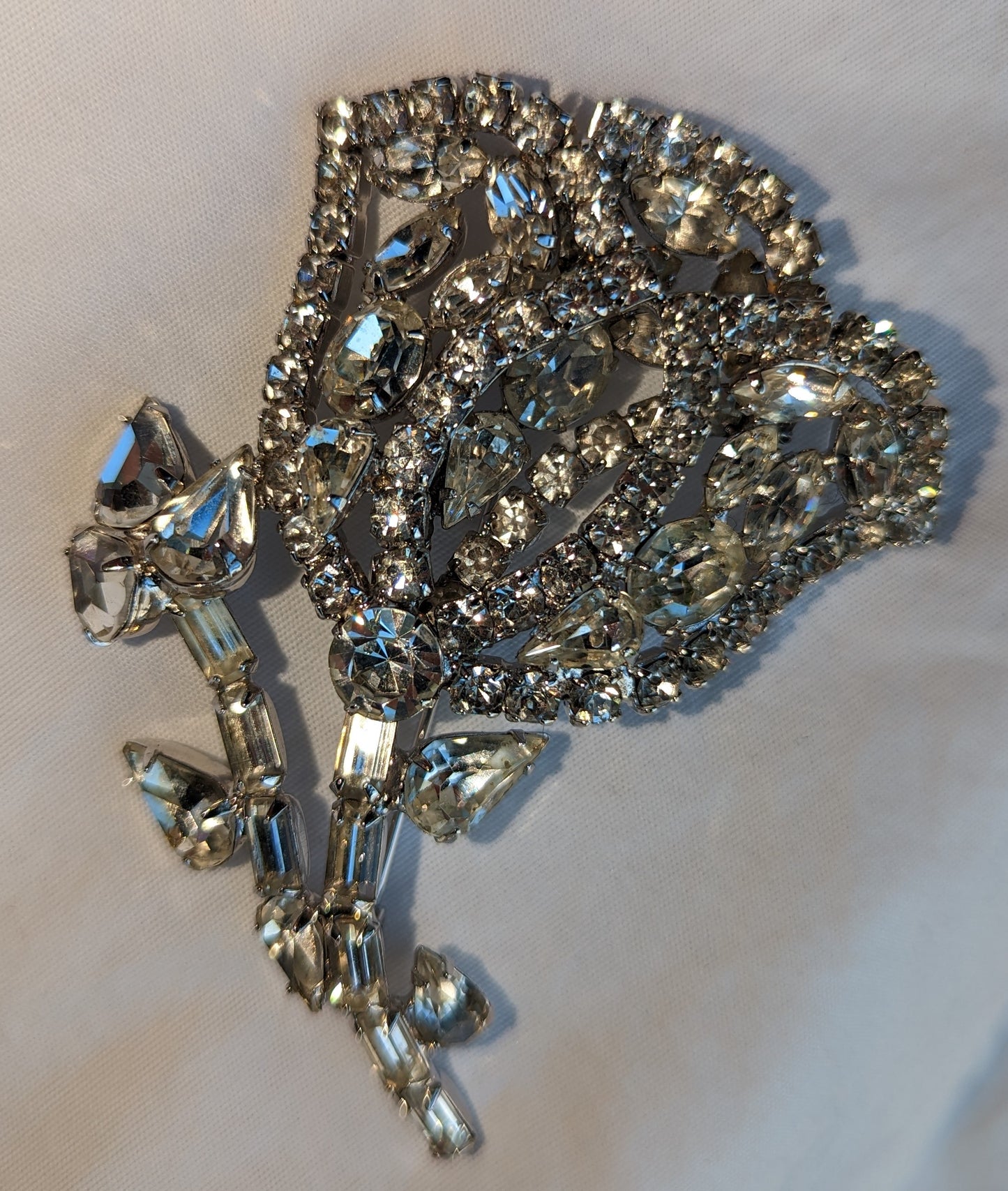 Rhinestone Brooch Statement Piece