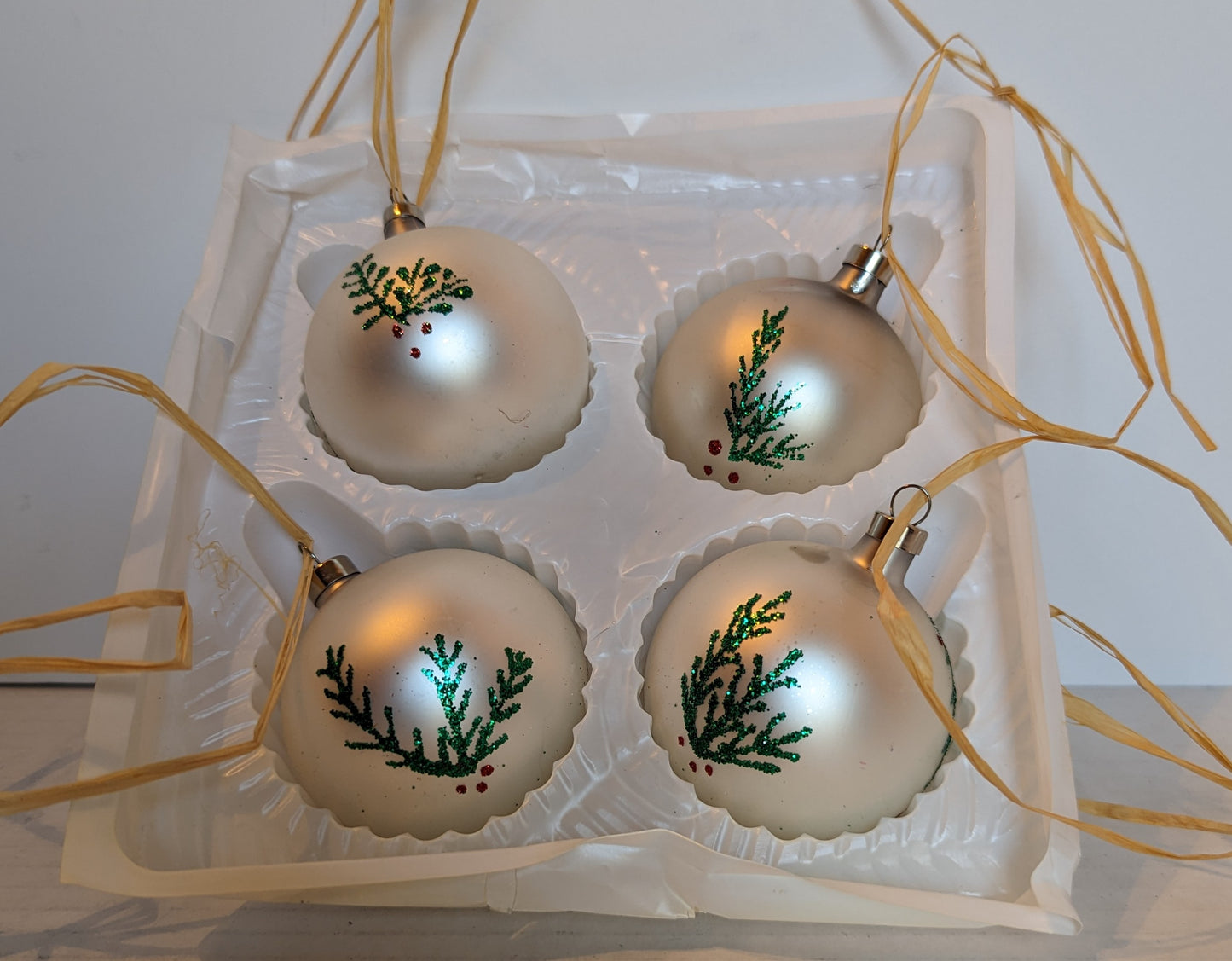 Vintage Hand Blown Glass Ornaments