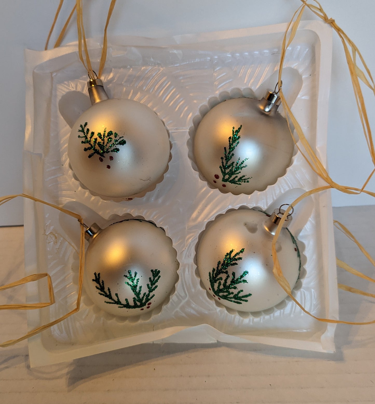 Vintage Hand Blown Glass Ornaments