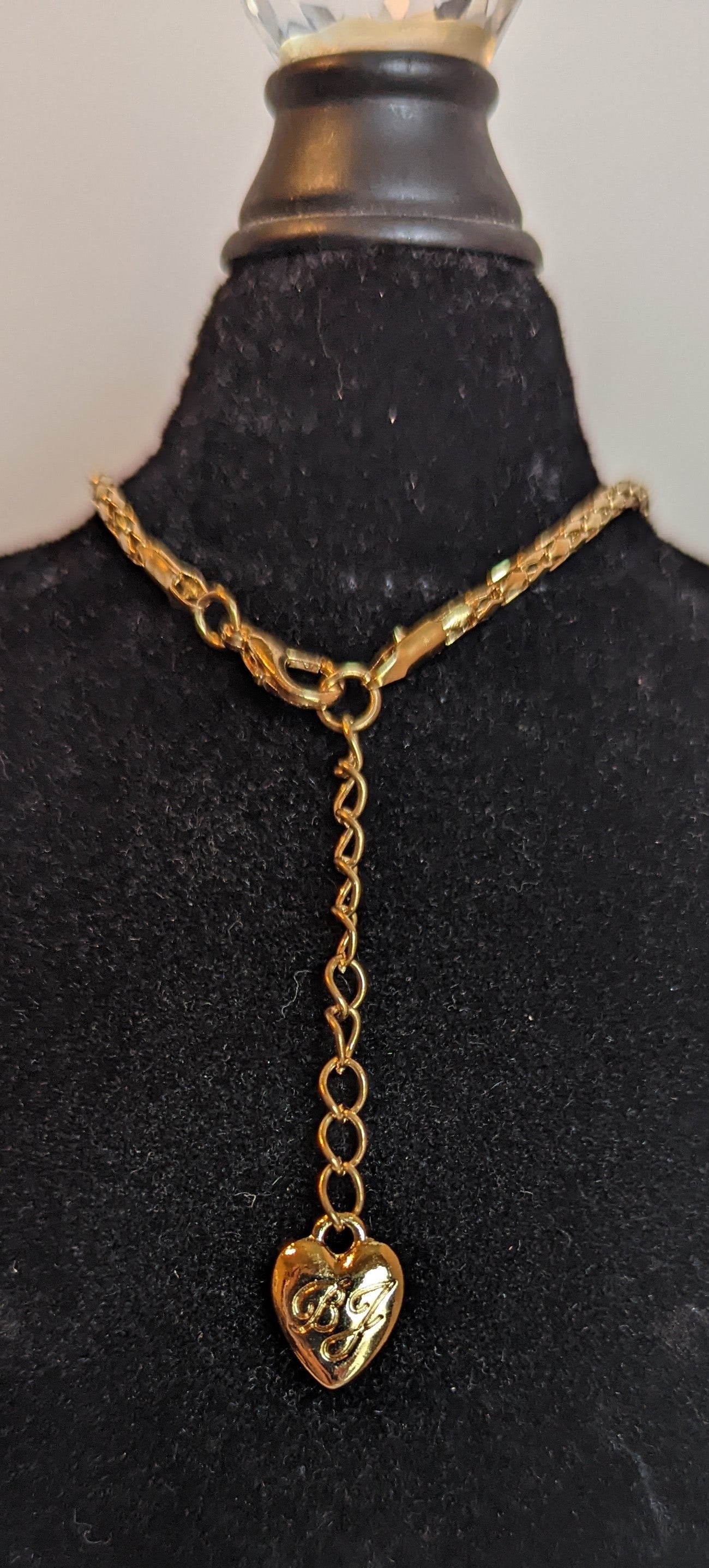 Betsy Johnson Hollow Gold Toned Rope Vintage Necklace 26"