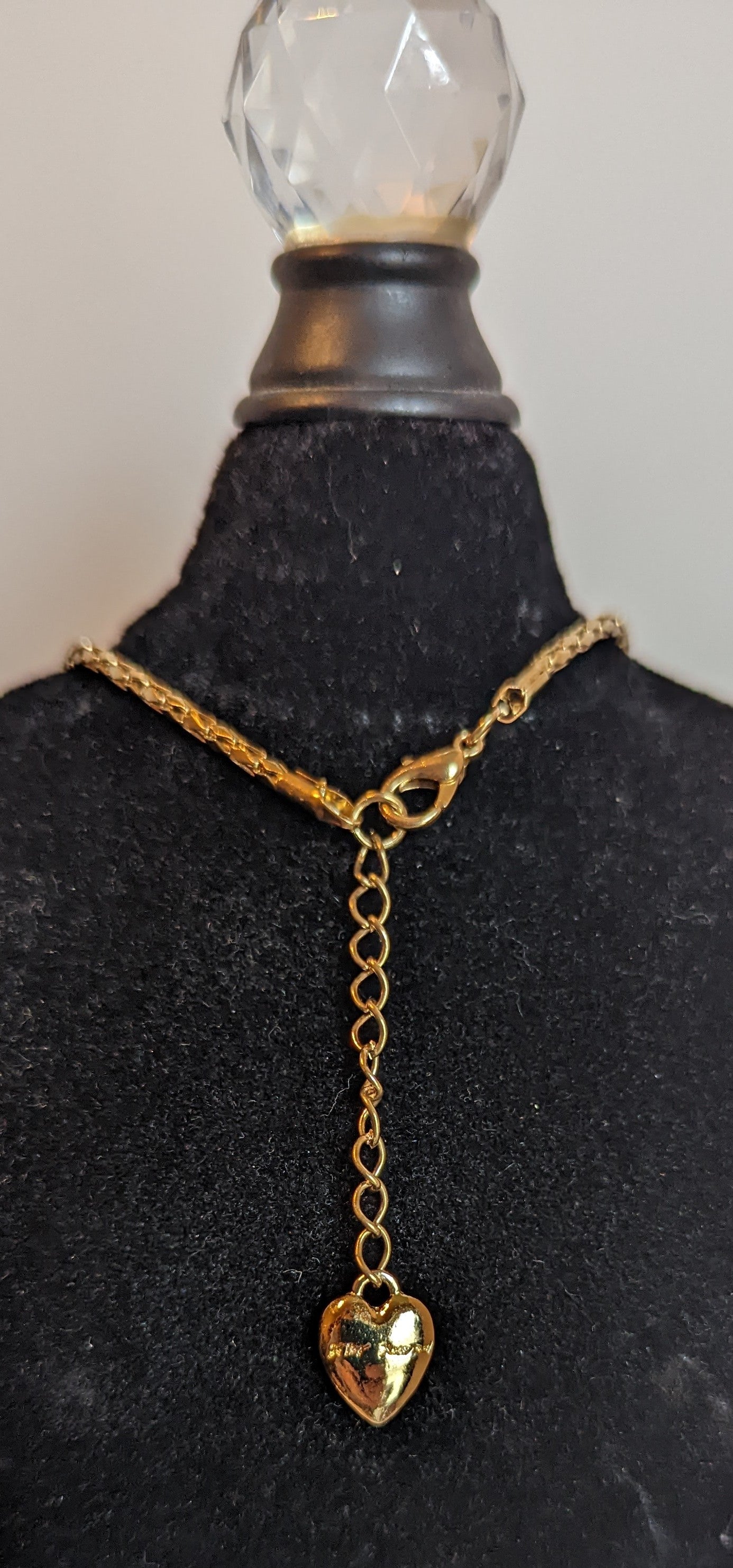 Betsy Johnson Hollow Gold Toned Rope Vintage Necklace 26"