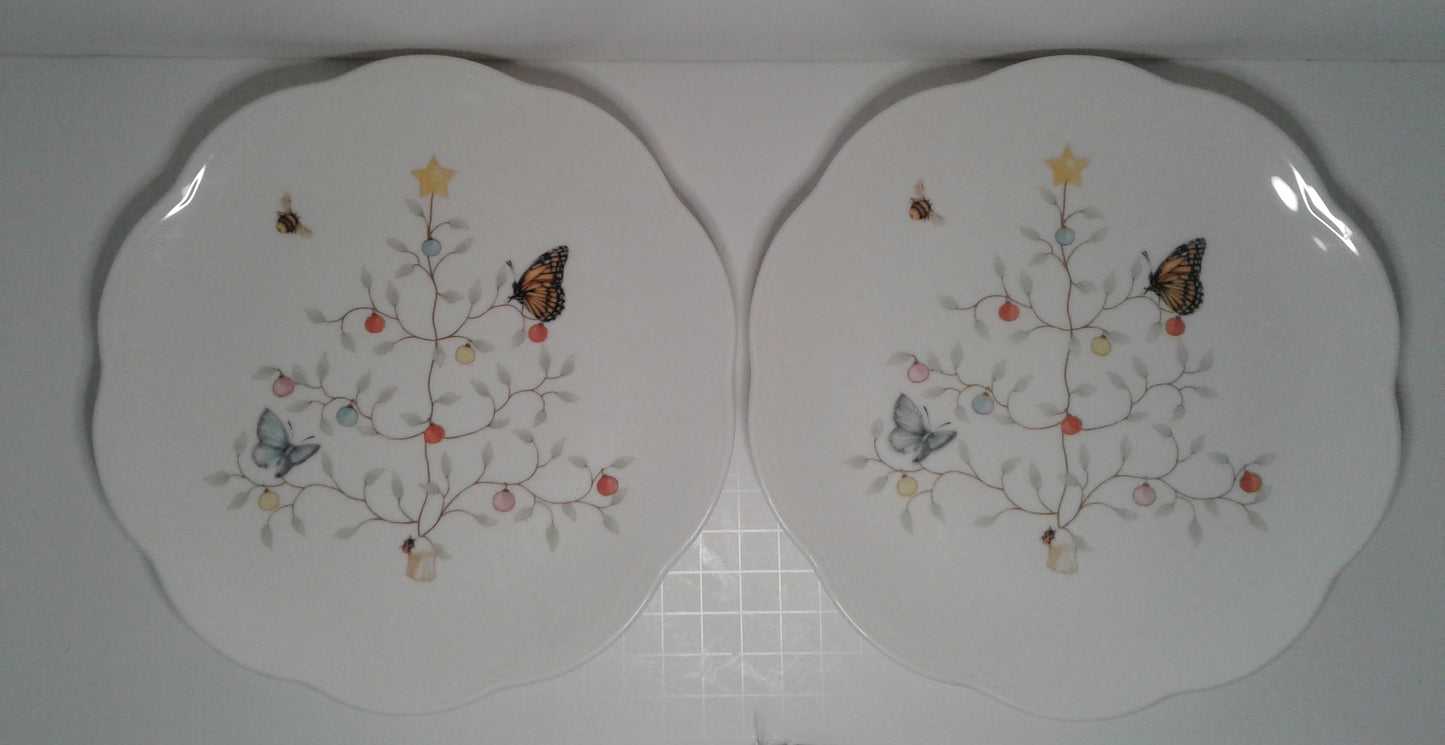 Lenox Butterfly Meadow Holiday Dessert Dish