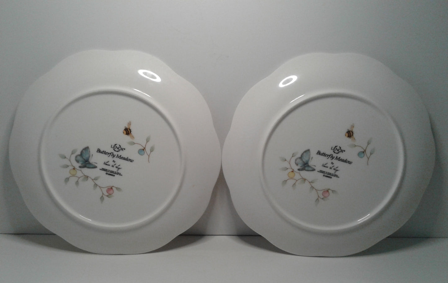 Lenox Butterfly Meadow Holiday Dessert Dish