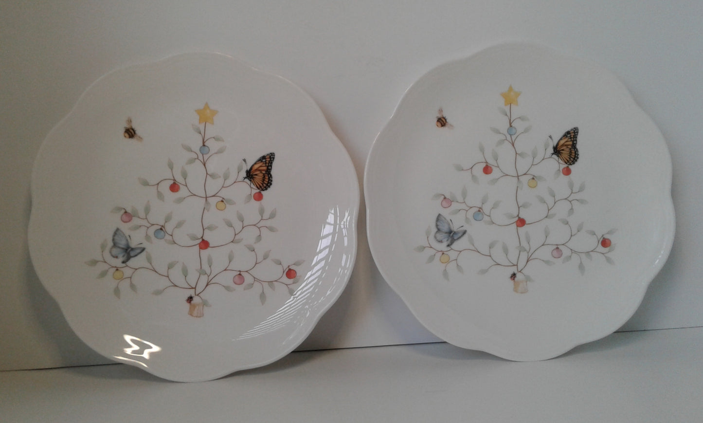 Lenox Butterfly Meadow Holiday Dessert Dish