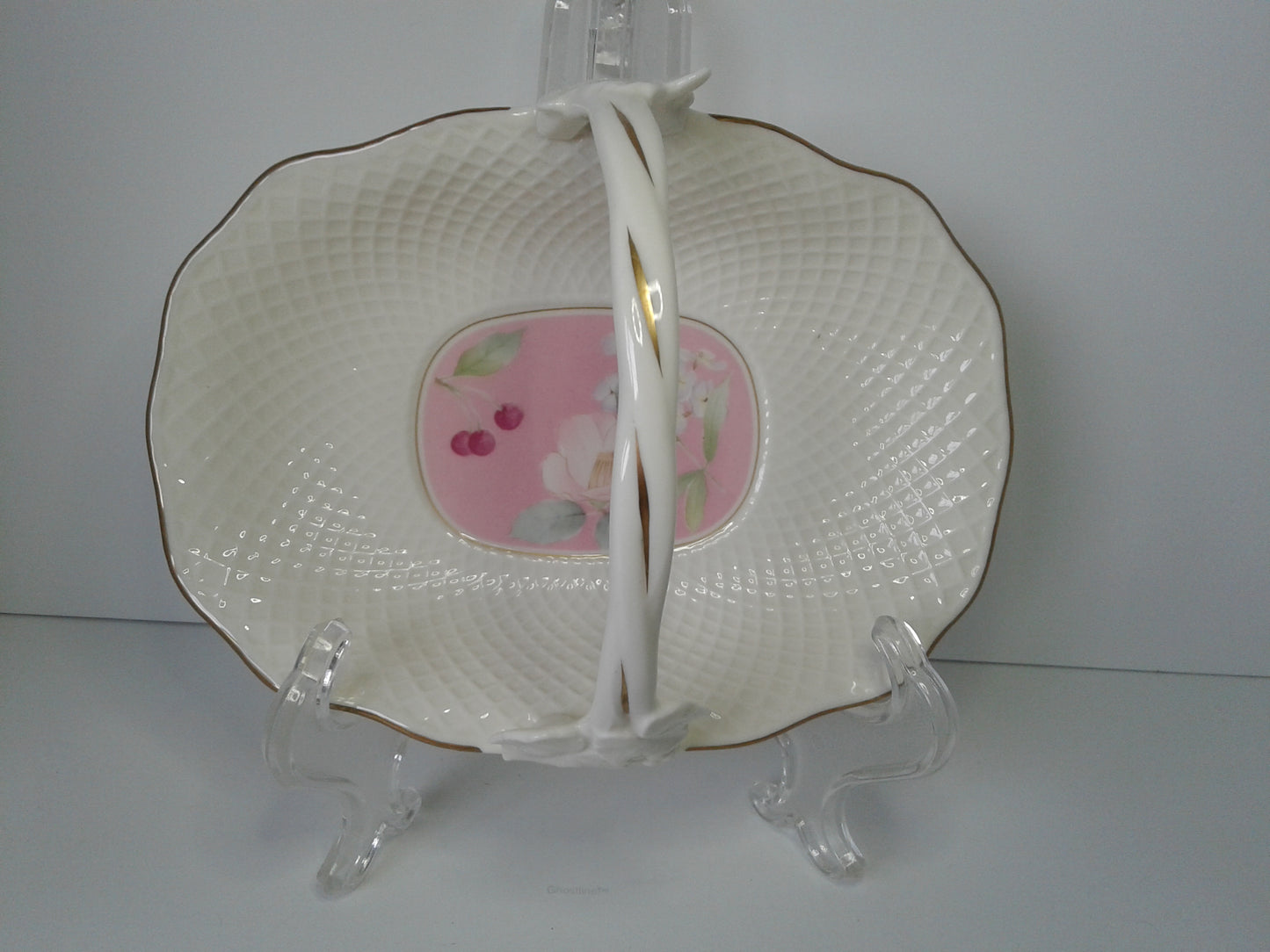 Mikasa Botanical Pink Basket