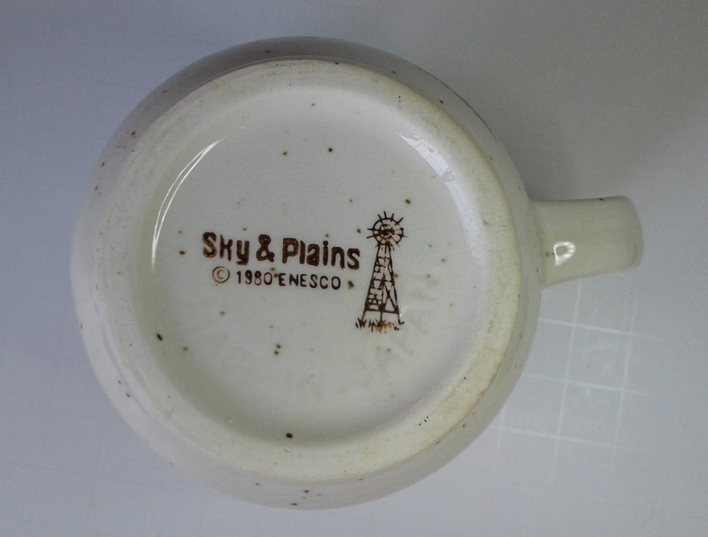 Sky & Plains Stoneware Creamer by Enesco