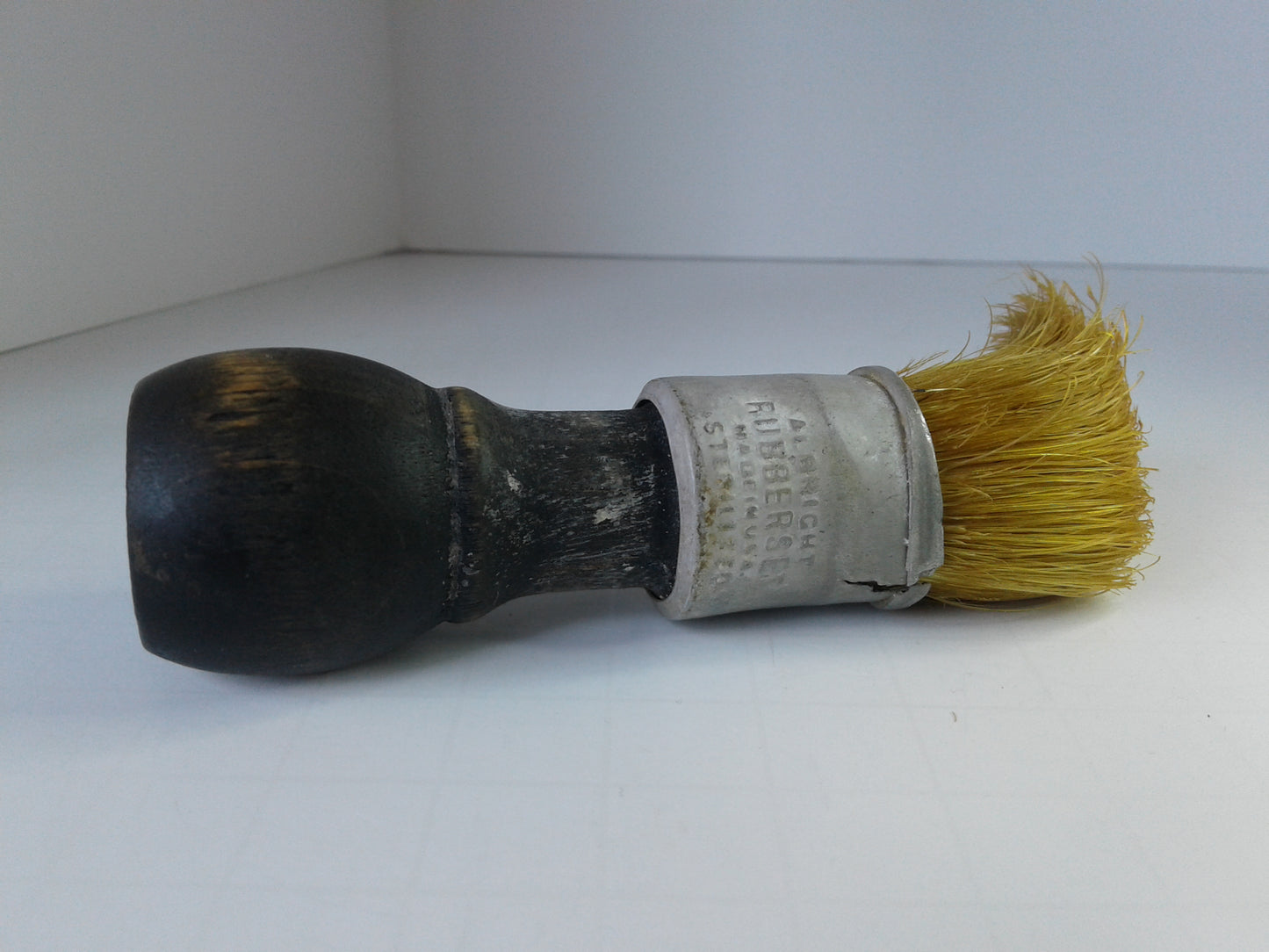 Albright Rubberset Shaving Soap Brush