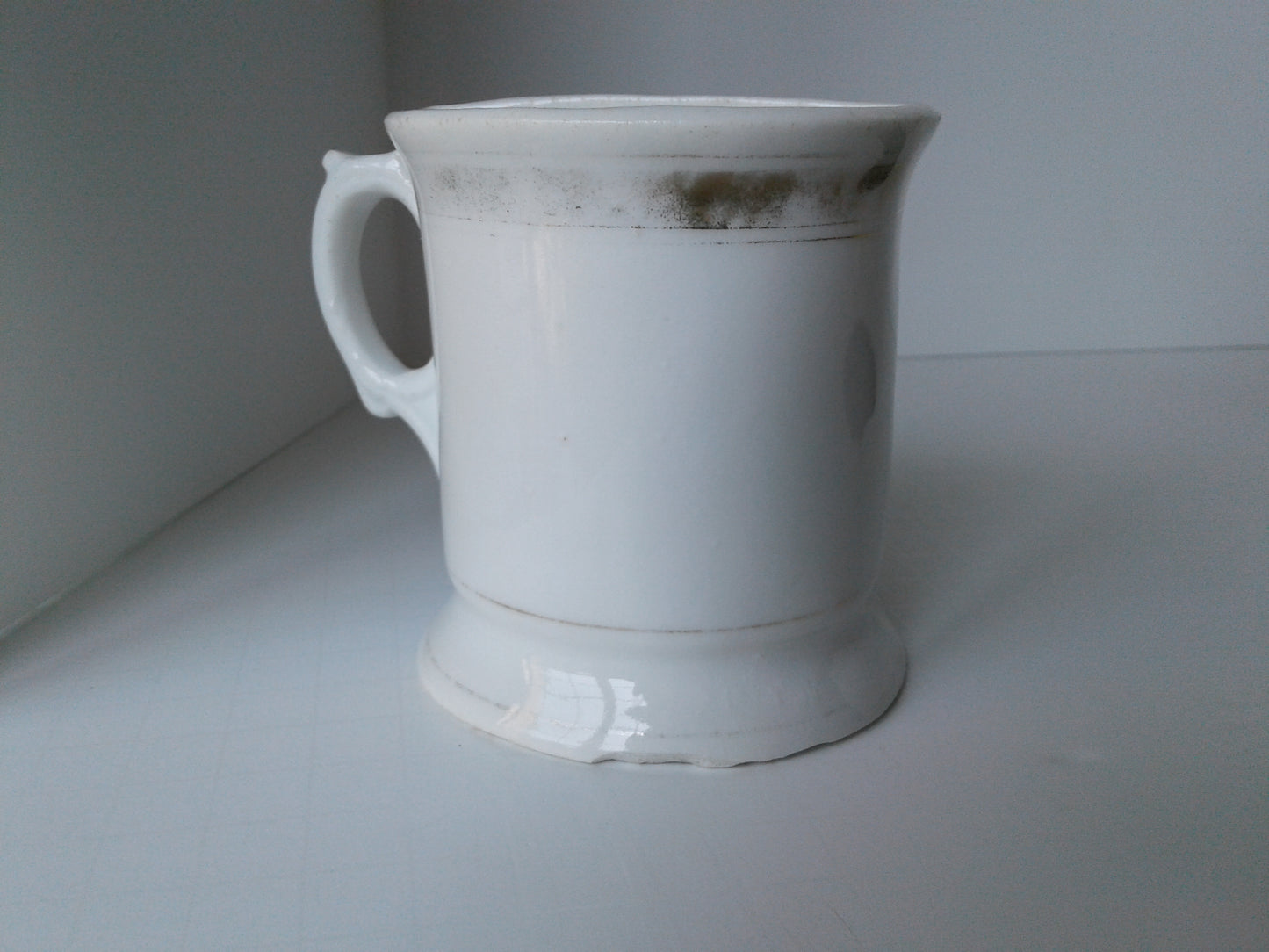 Classic Shaving Mug/Scuttle, Antique