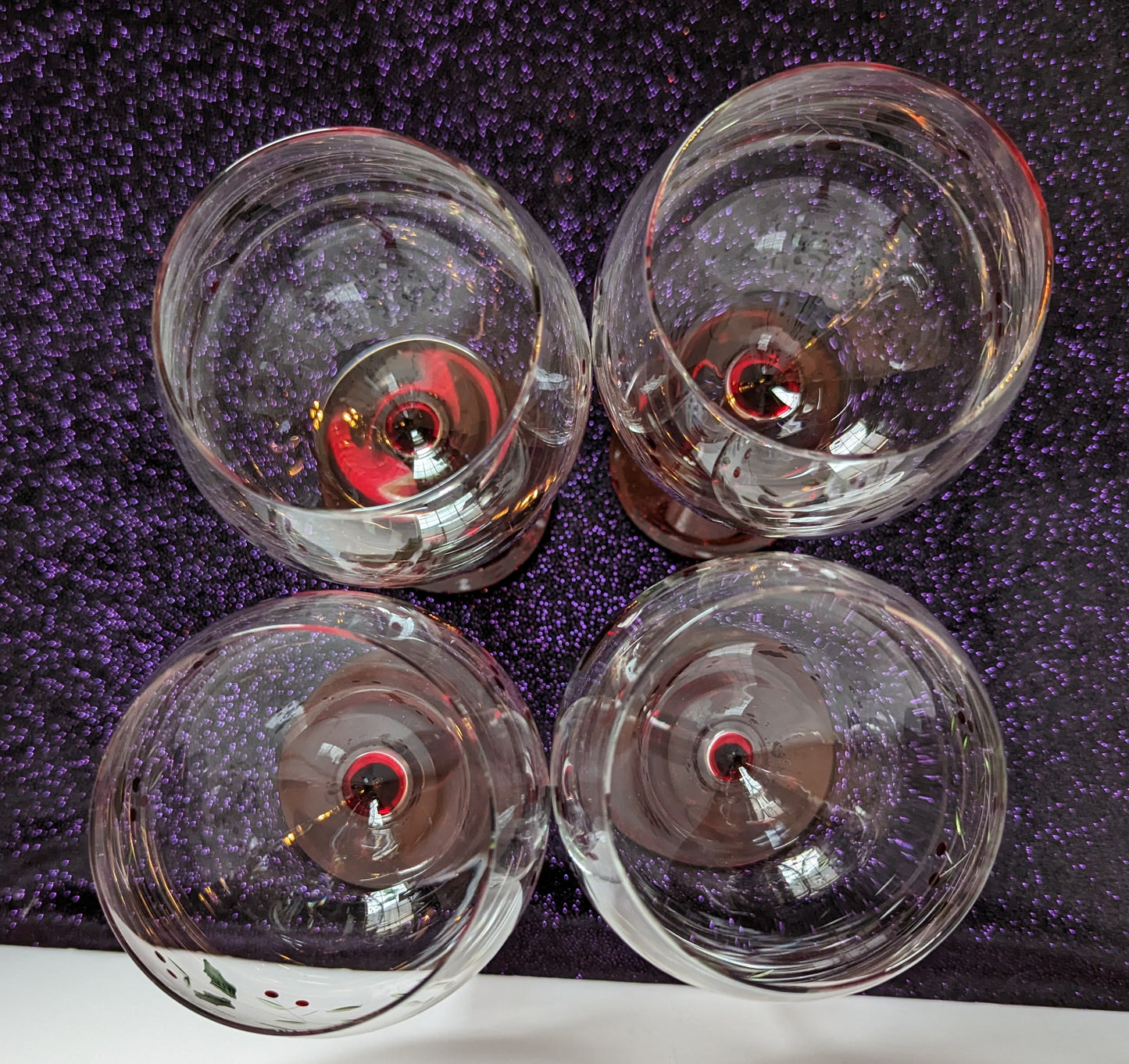 Pfaltzgraff Winterberry Wine Goblets (4)