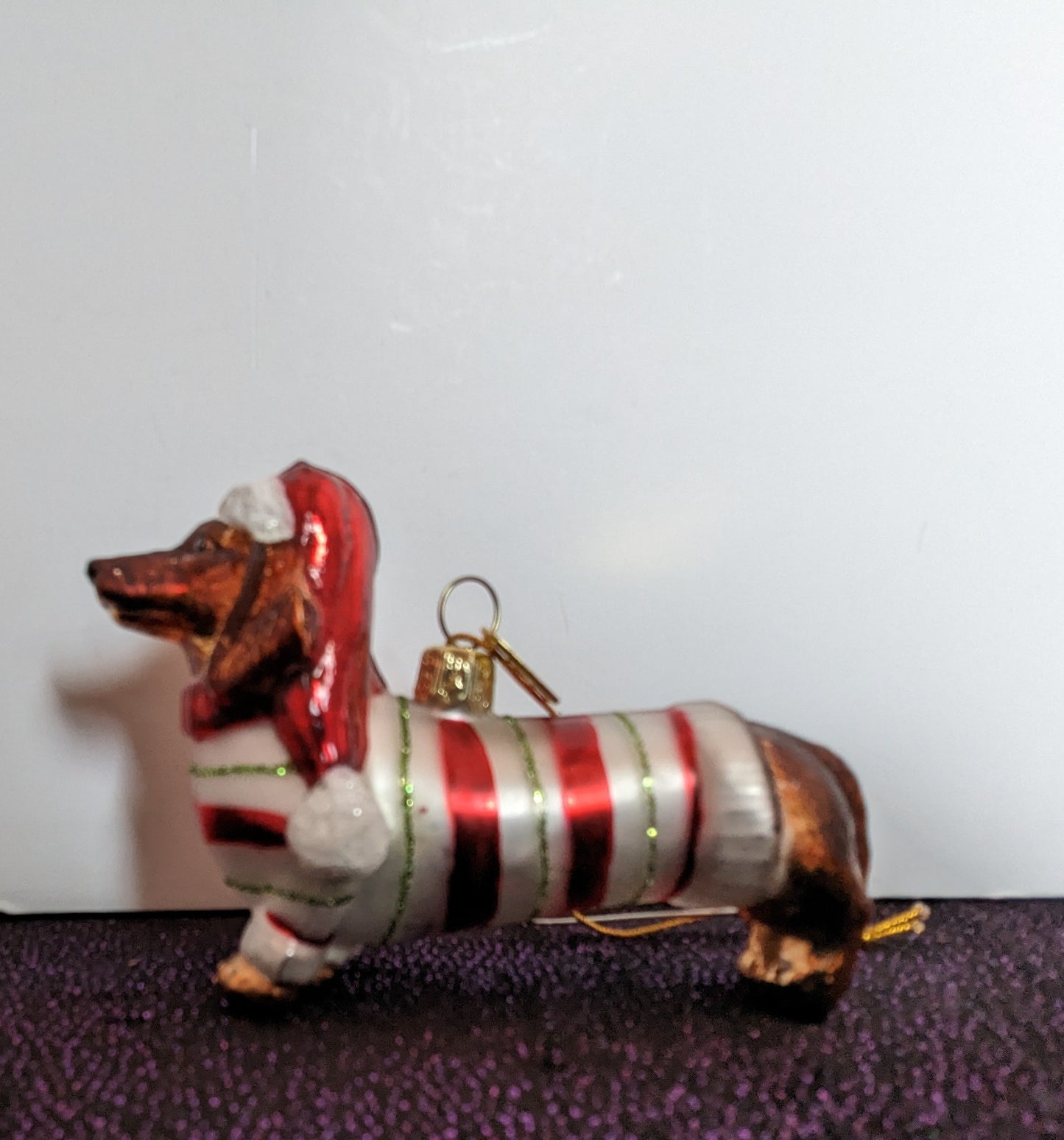 Kurt Adler Noble Gems Dachshund Ornament