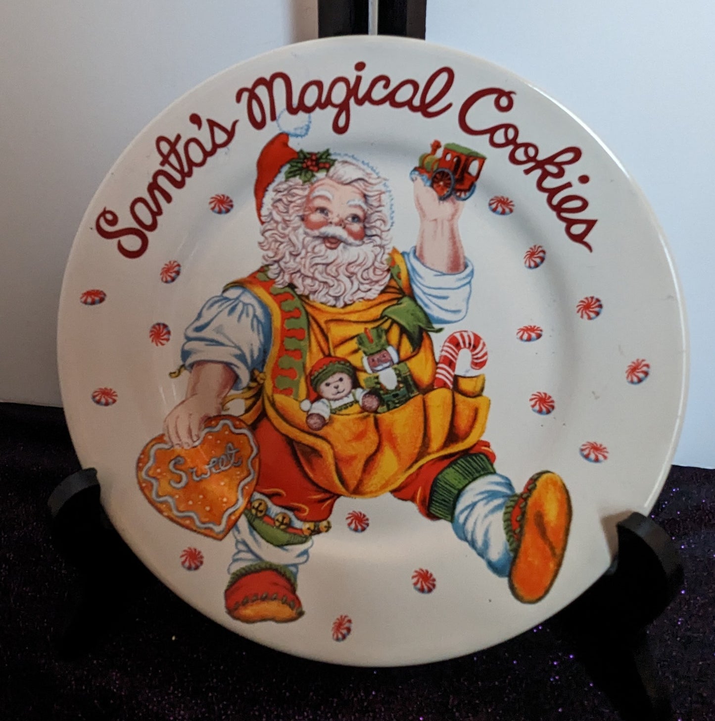 Santa's Magical Cookies Plate By Sakura