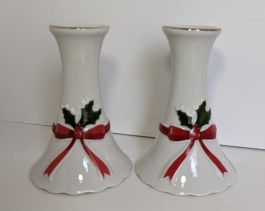 Vintage Mount Clemens Pottery Candle Holders