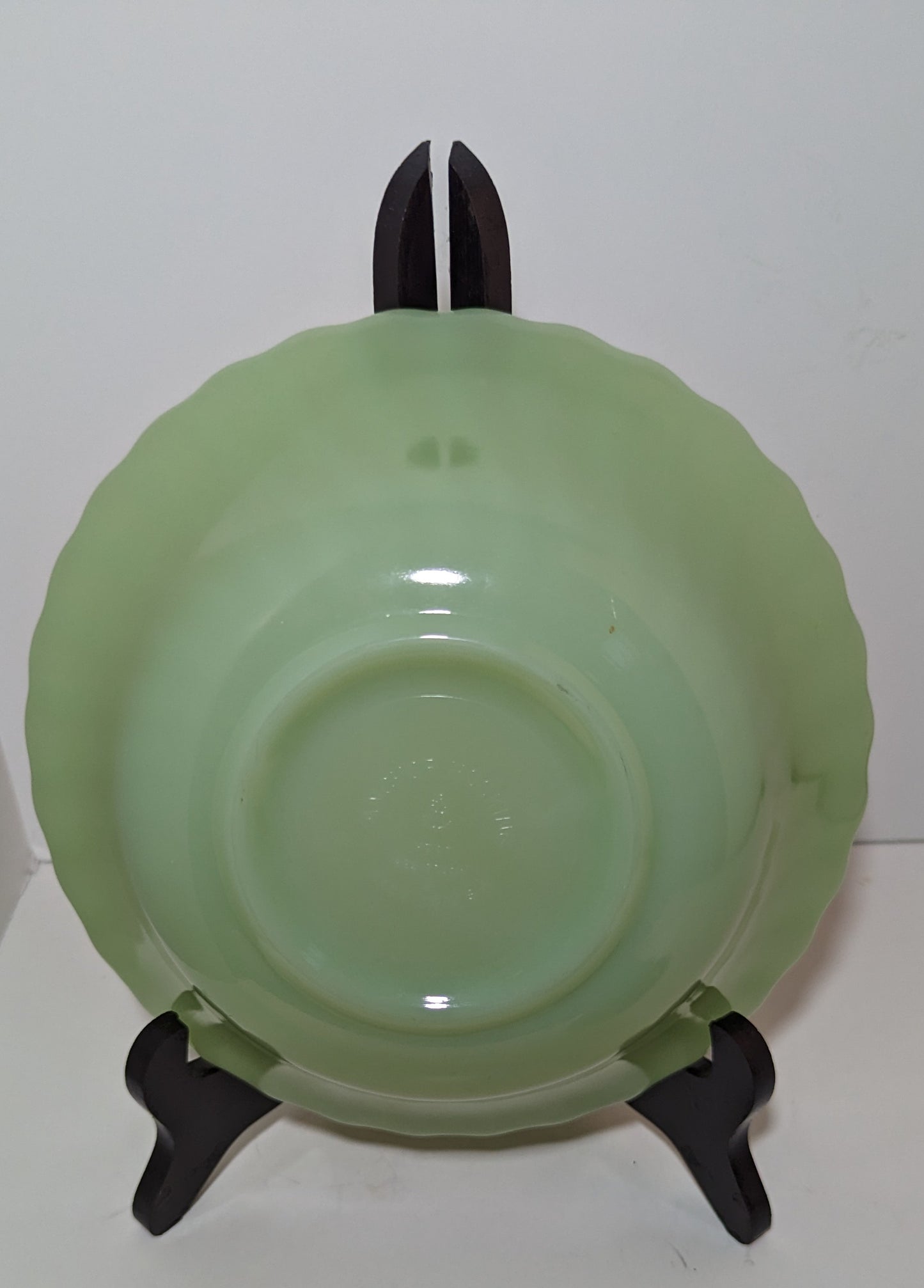 Anchor Hocking Fire King Jade-Ite Shell, Swirl Bowl