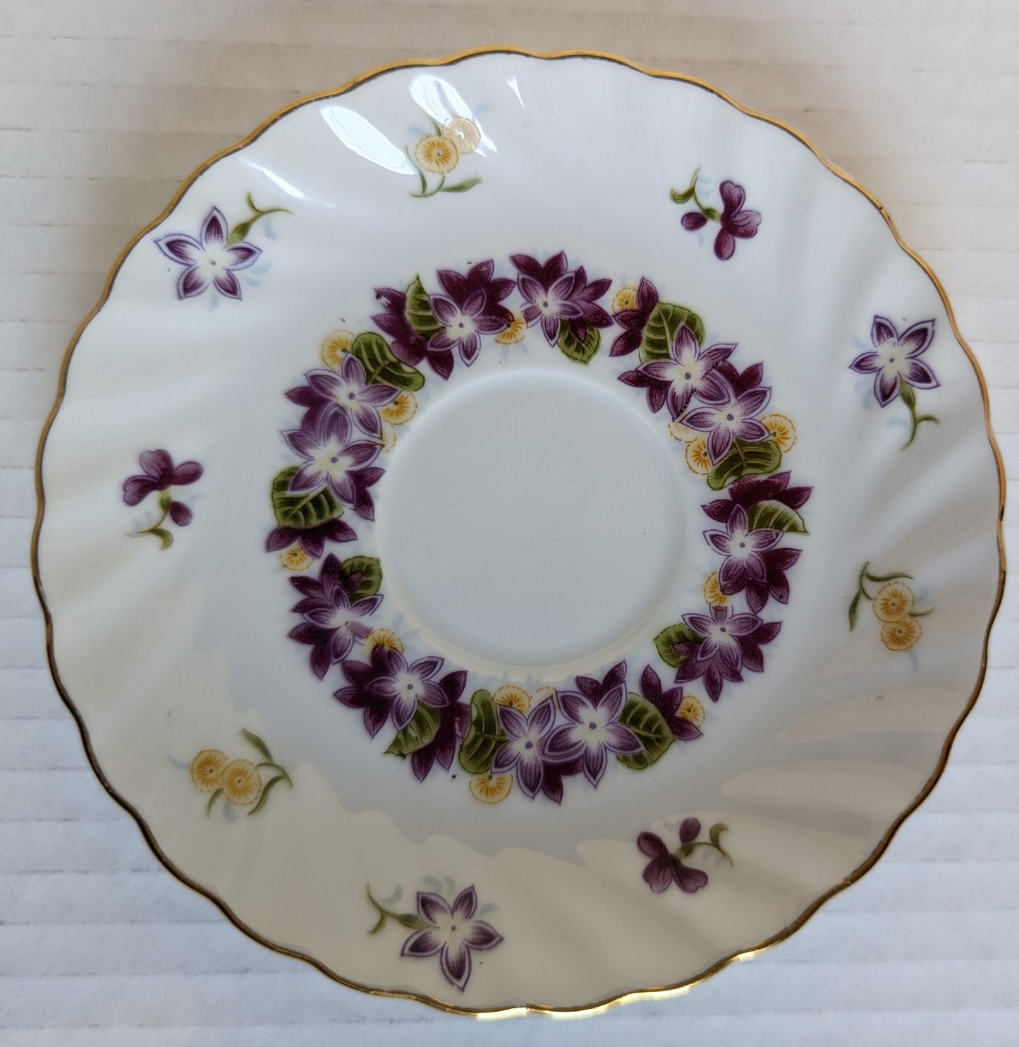 Lefton China Vintage February Tea Saucer