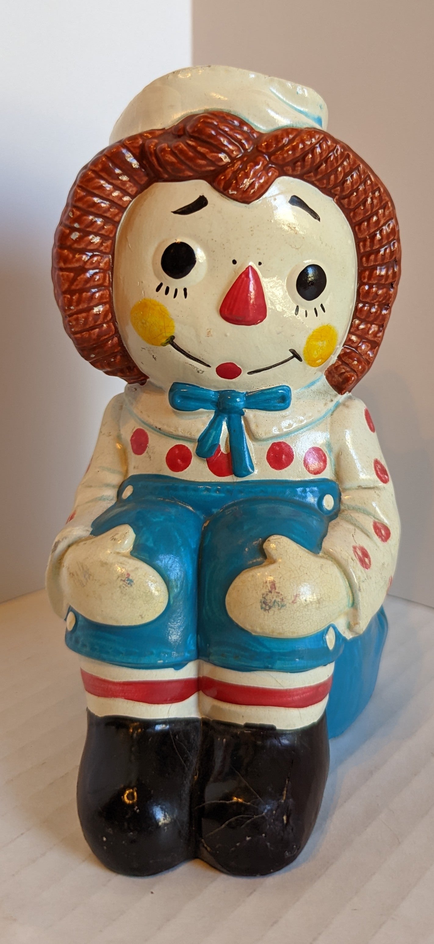 Raggedy Andy Vintage Bookend