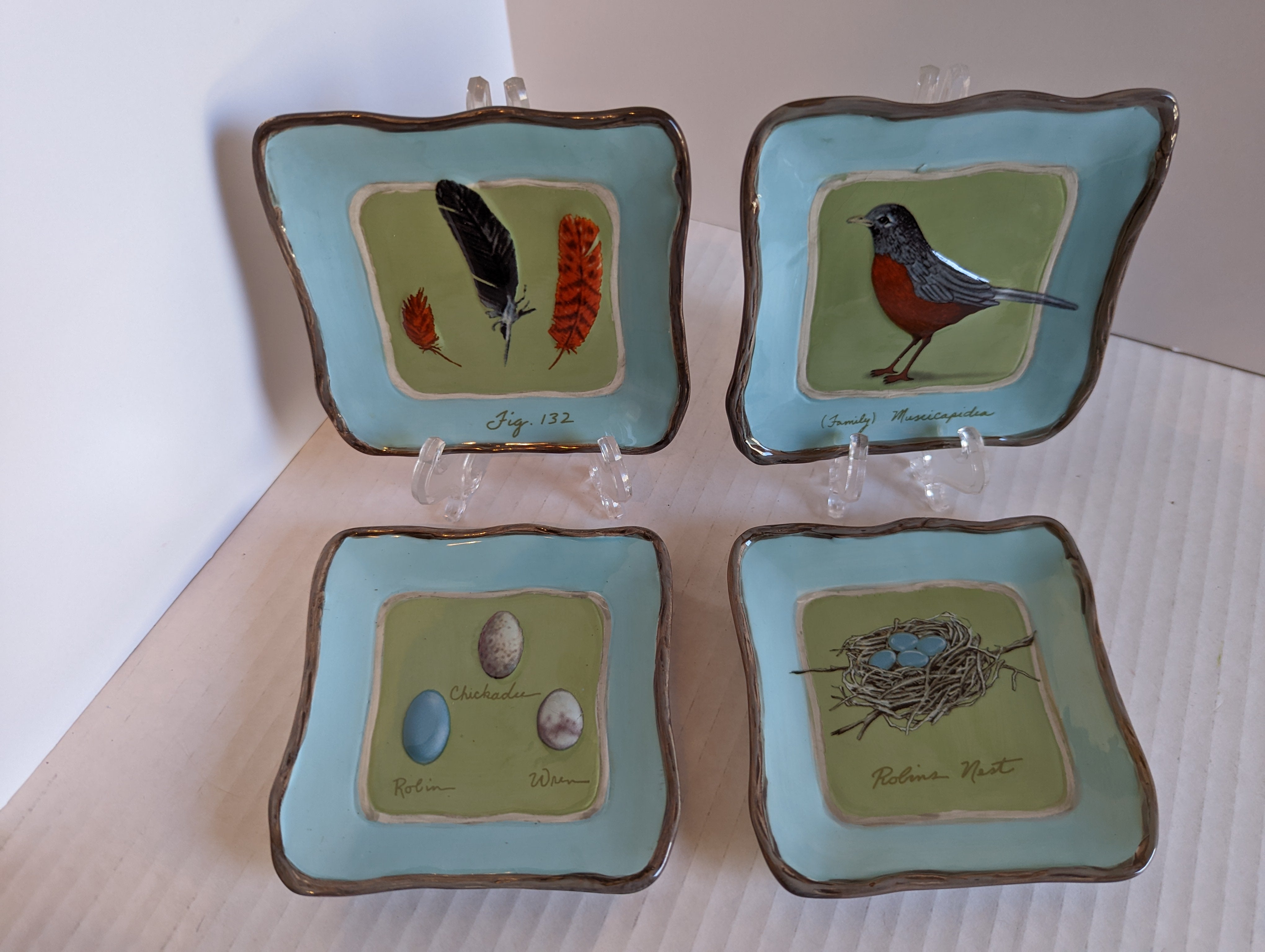 Vintage on sale side plates