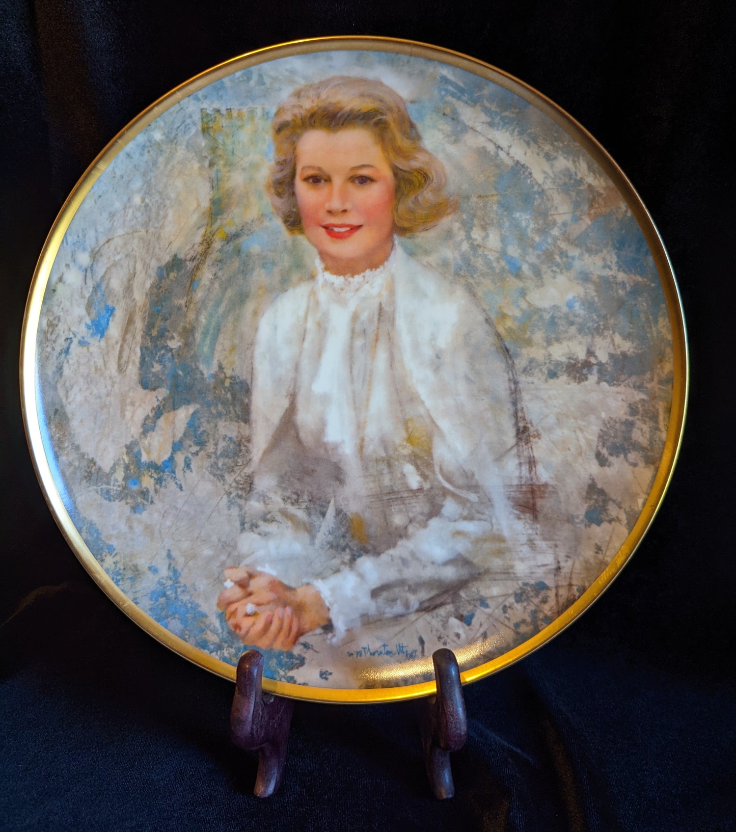 Her Supreme Highness Princess Grace of Monaco Vintage Collector's Plate