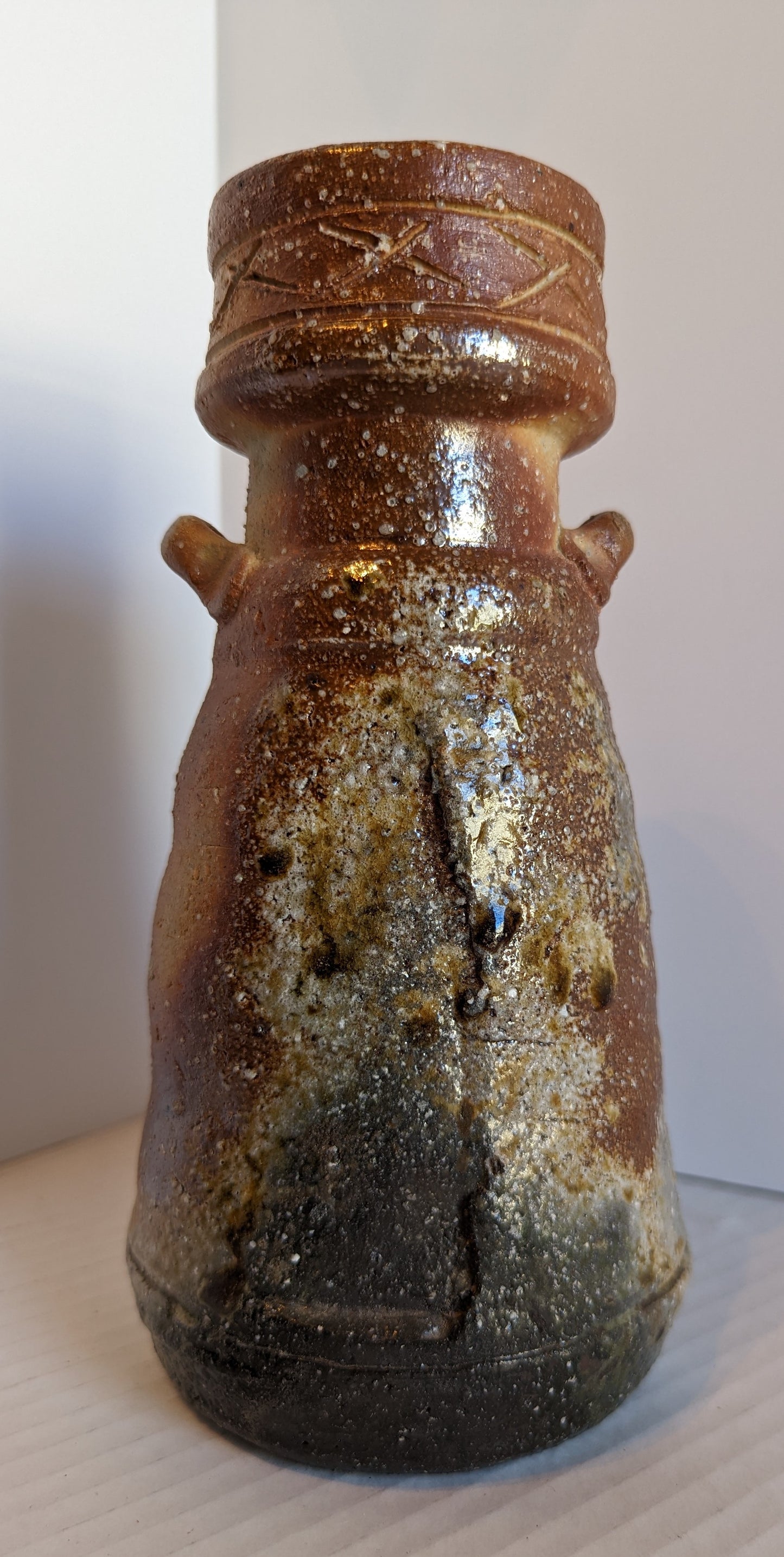 Japanese Vintage Bizen Ware Vase