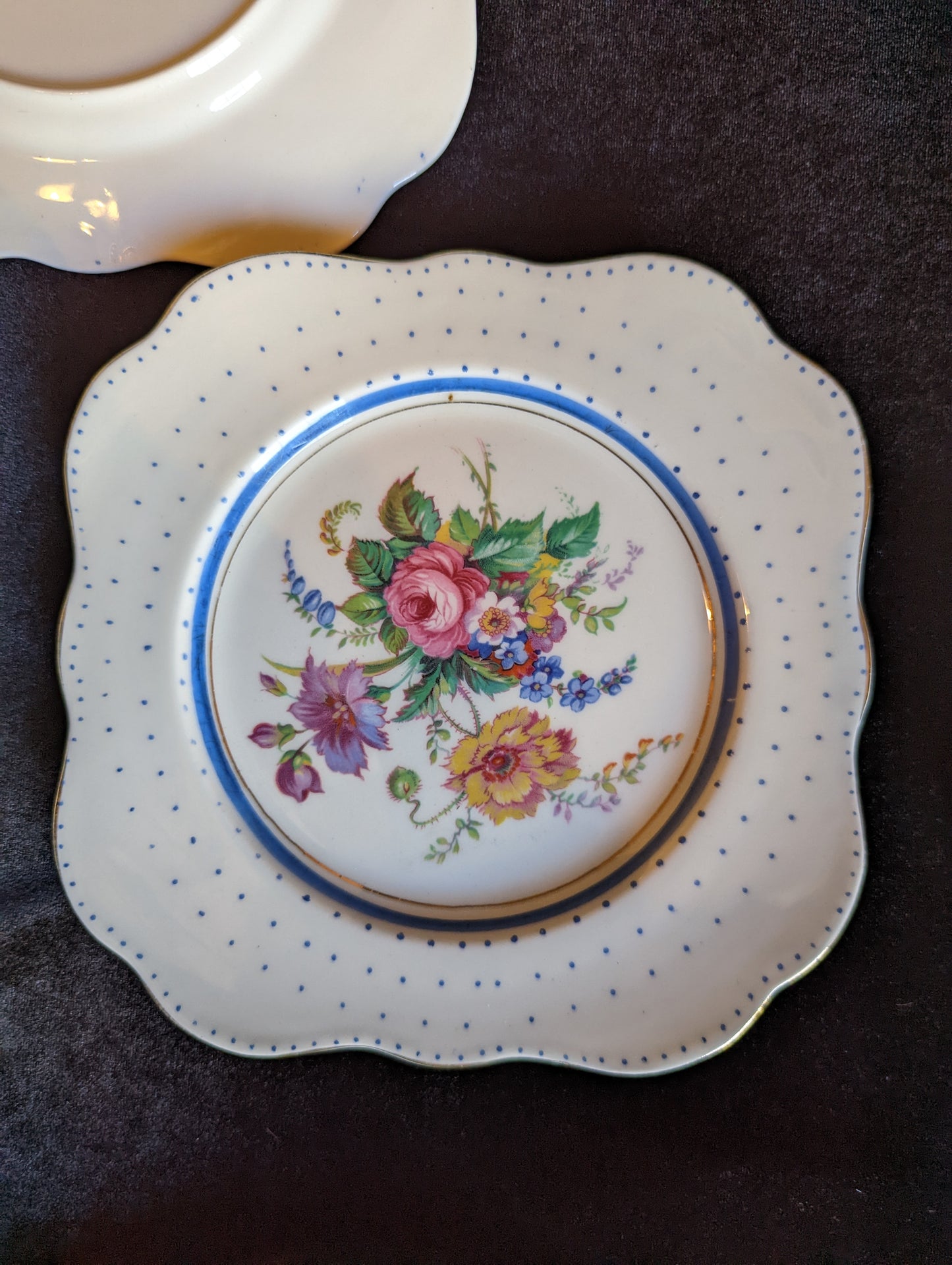 Colclough China Vintage Bread/Butter Plates (6)