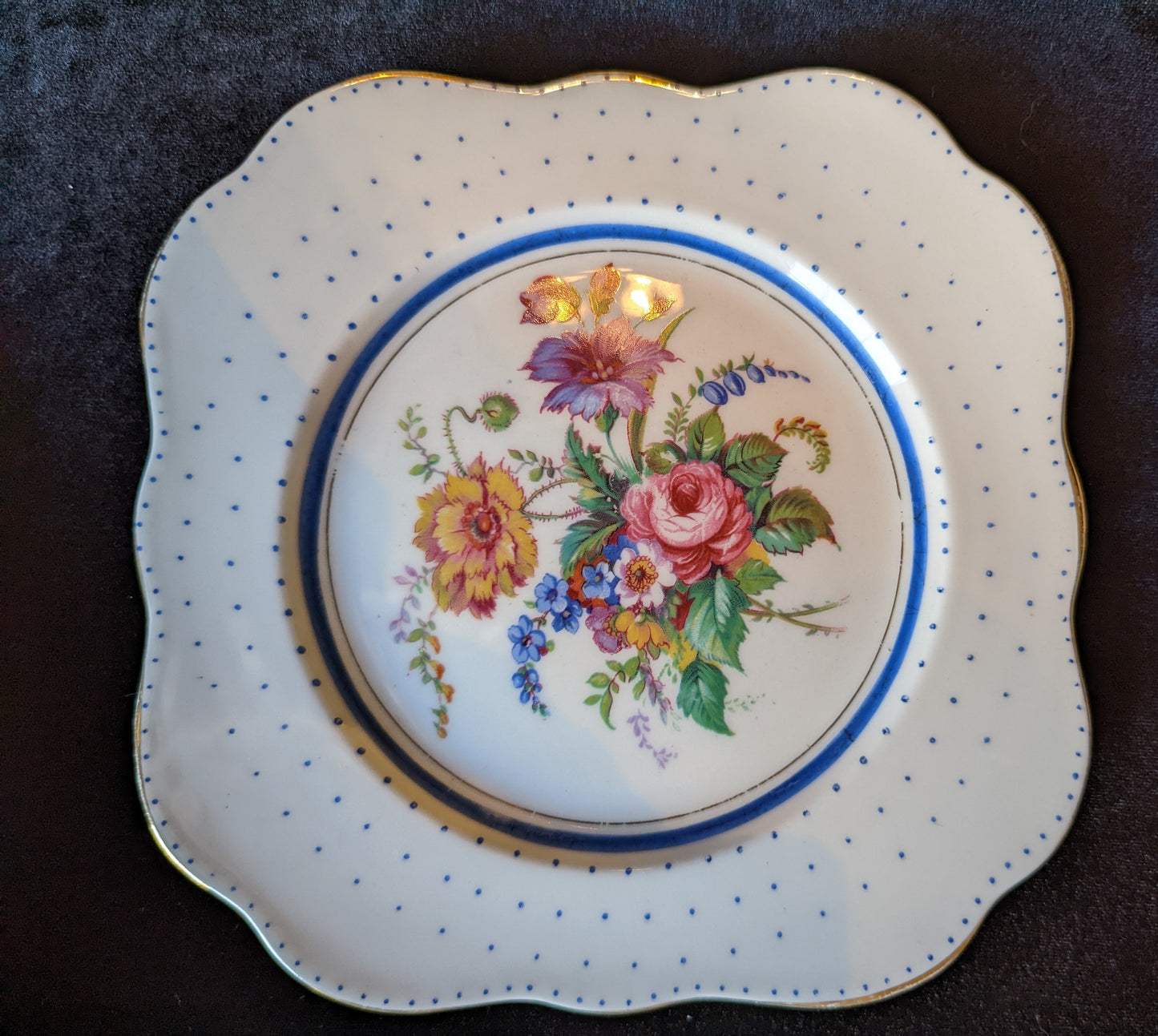 Colclough China Vintage Bread/Butter Plates (6)