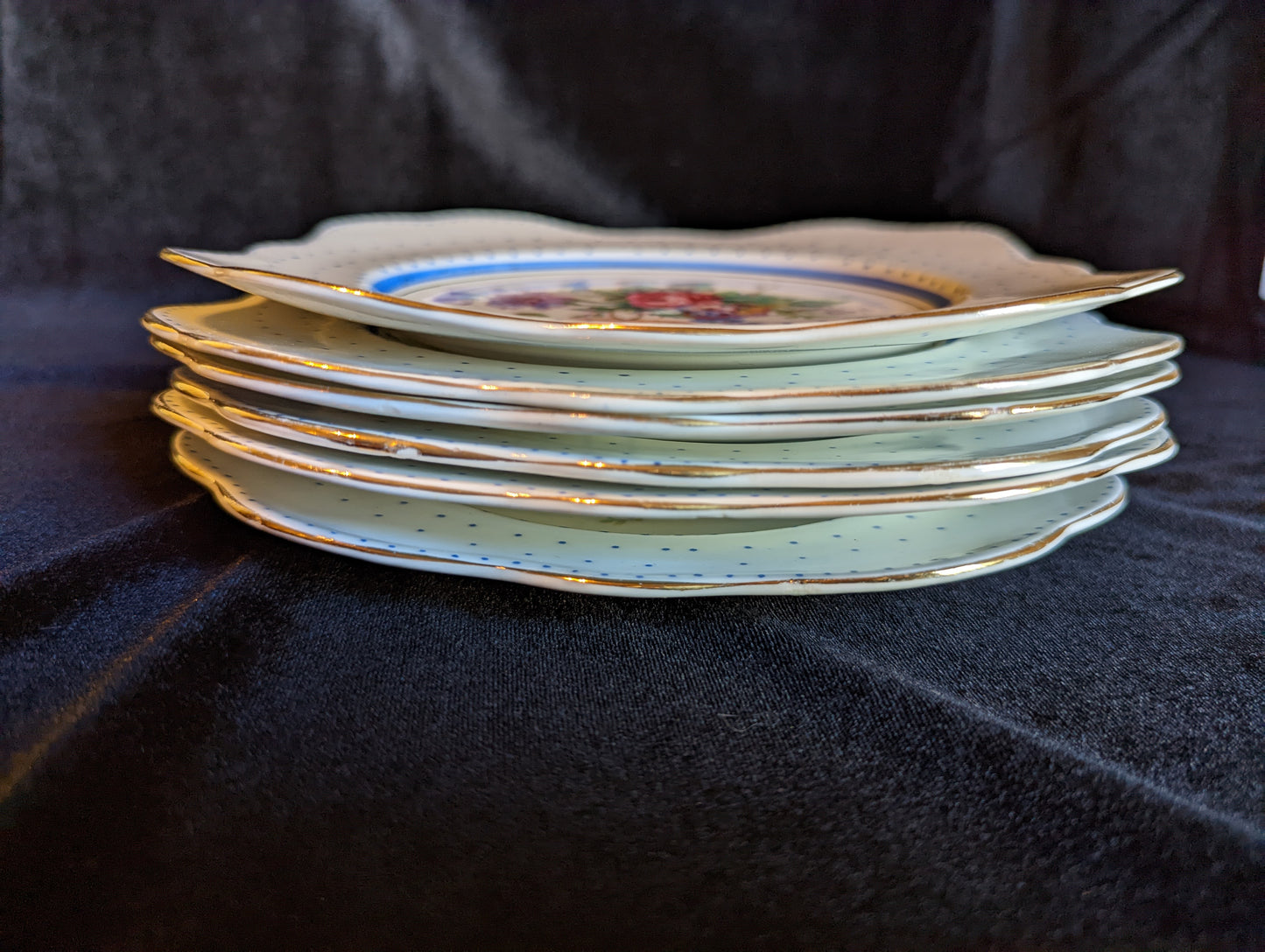 Colclough China Vintage Bread/Butter Plates (6)