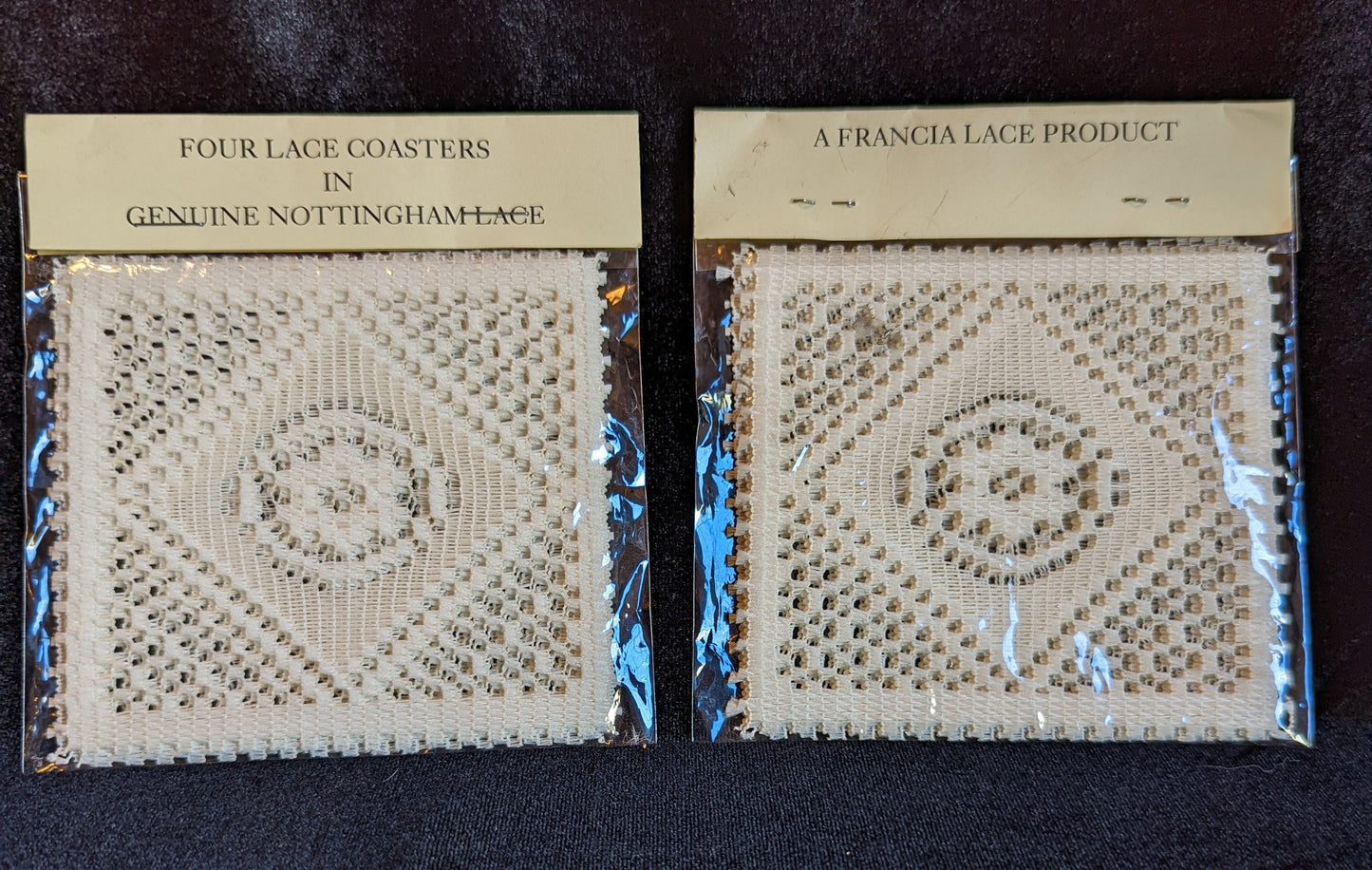 French Vintage Lace Coasters (2 pkgs)