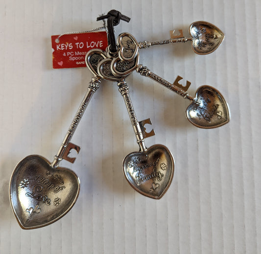 Ganz Keys to Love Measuring Spoon Set