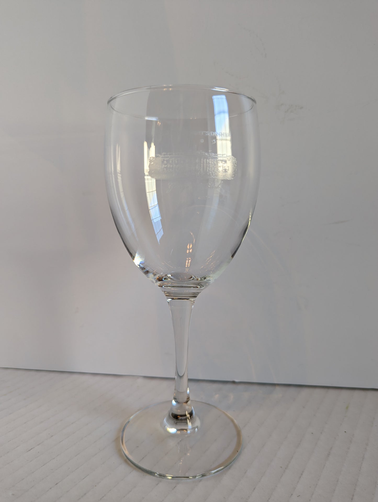 George W. Bush Crystal Stem Glass