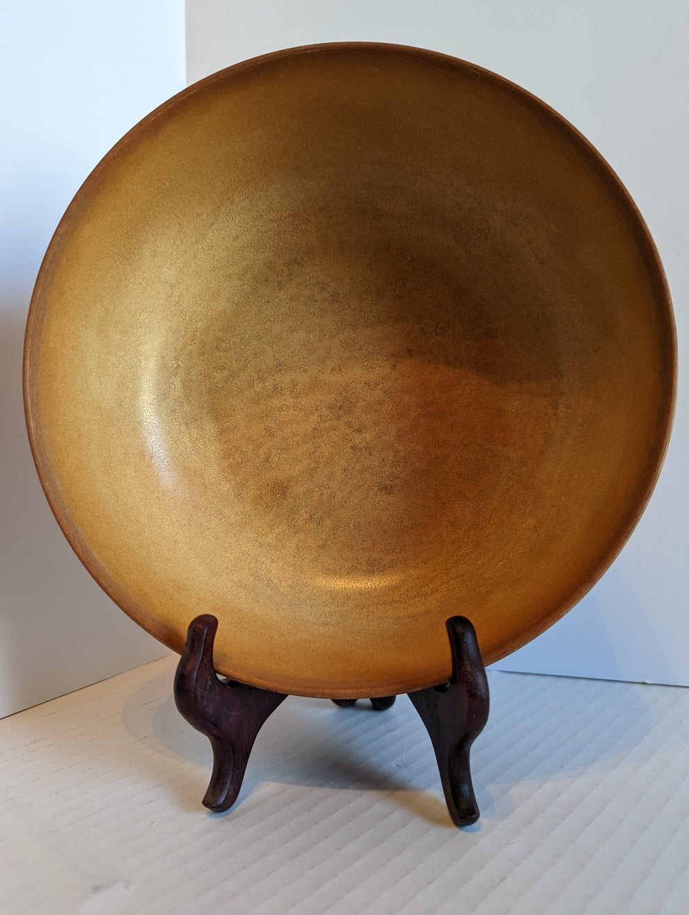 Ellingers Agatized Vintage Wood Bowl, 1950's Nauna's Vintage Corner