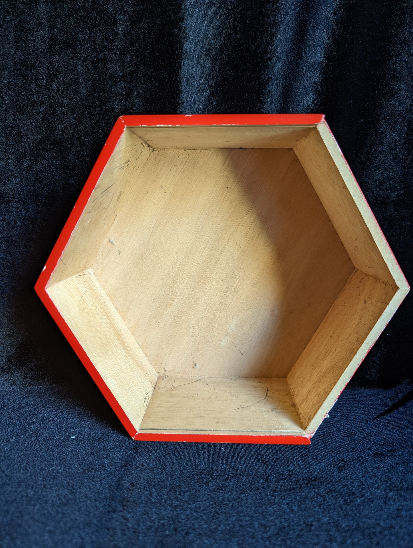 Wooden Hexagon Box