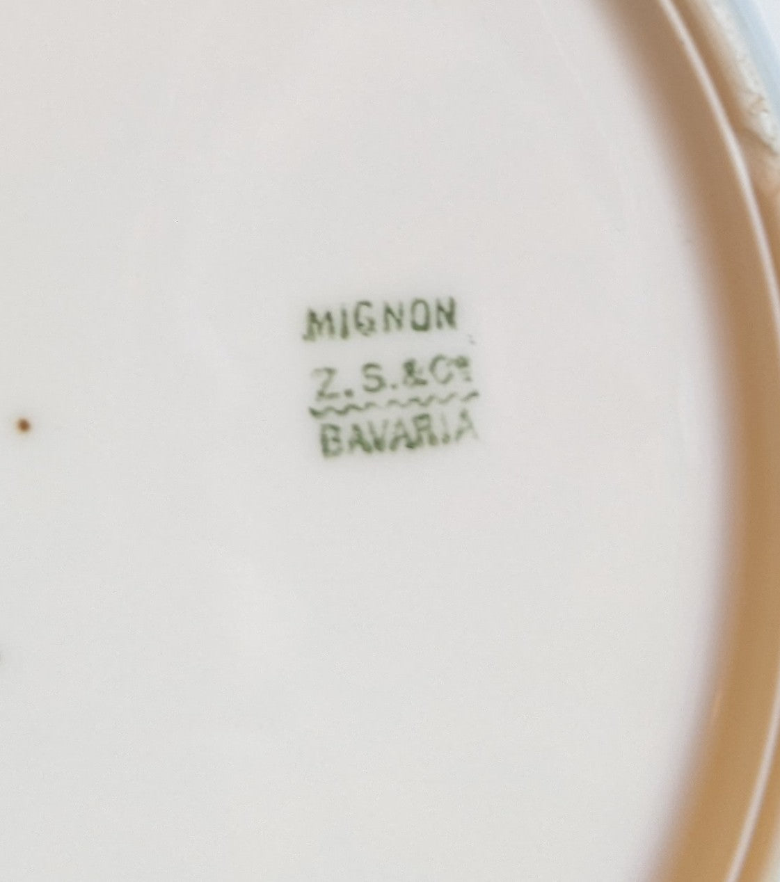Z. S. & Co. Mignon Bavaria Antique Plate