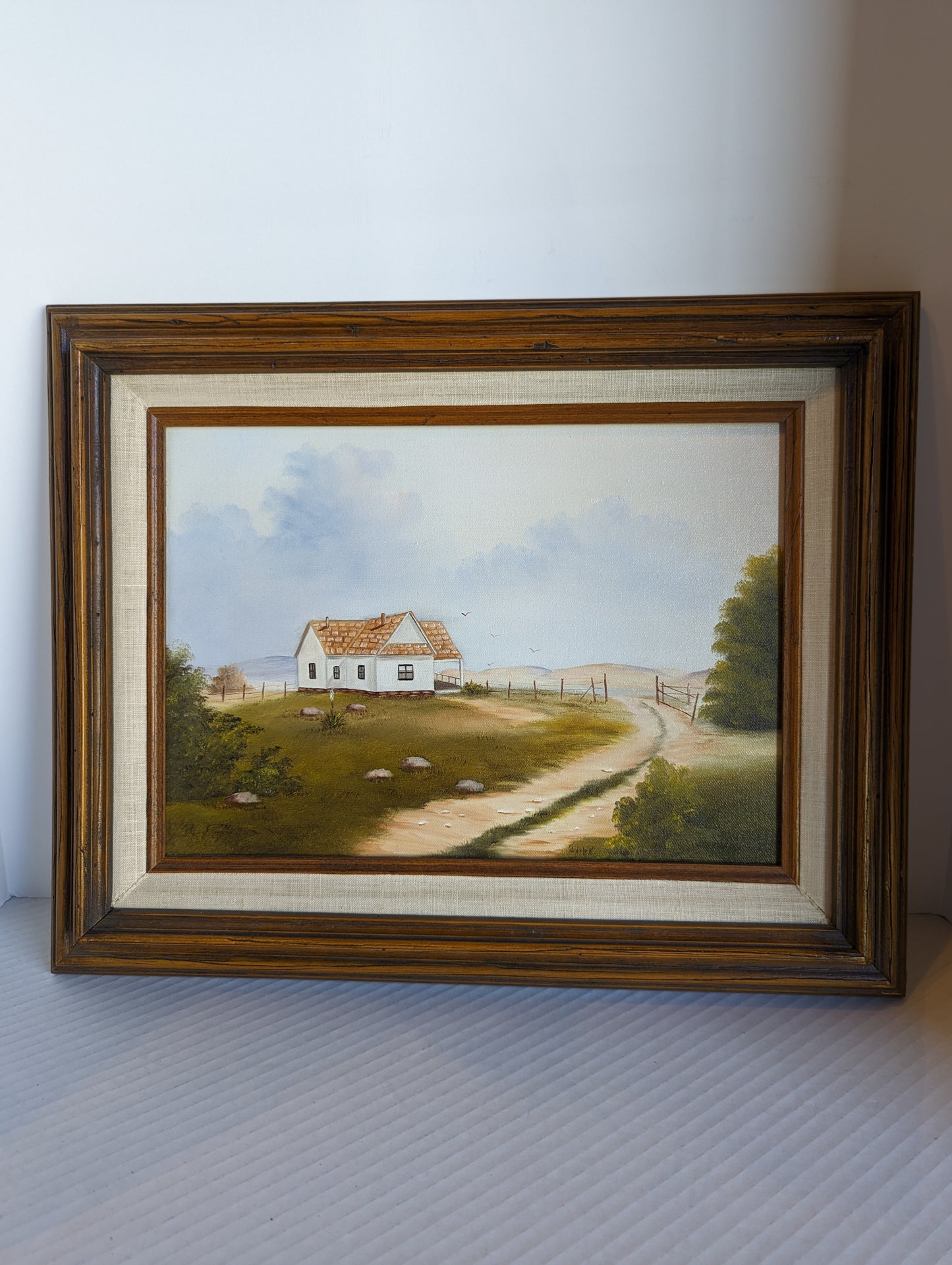 Frances Allen, Oil on Canvas Signed/Framed Vintage Painting