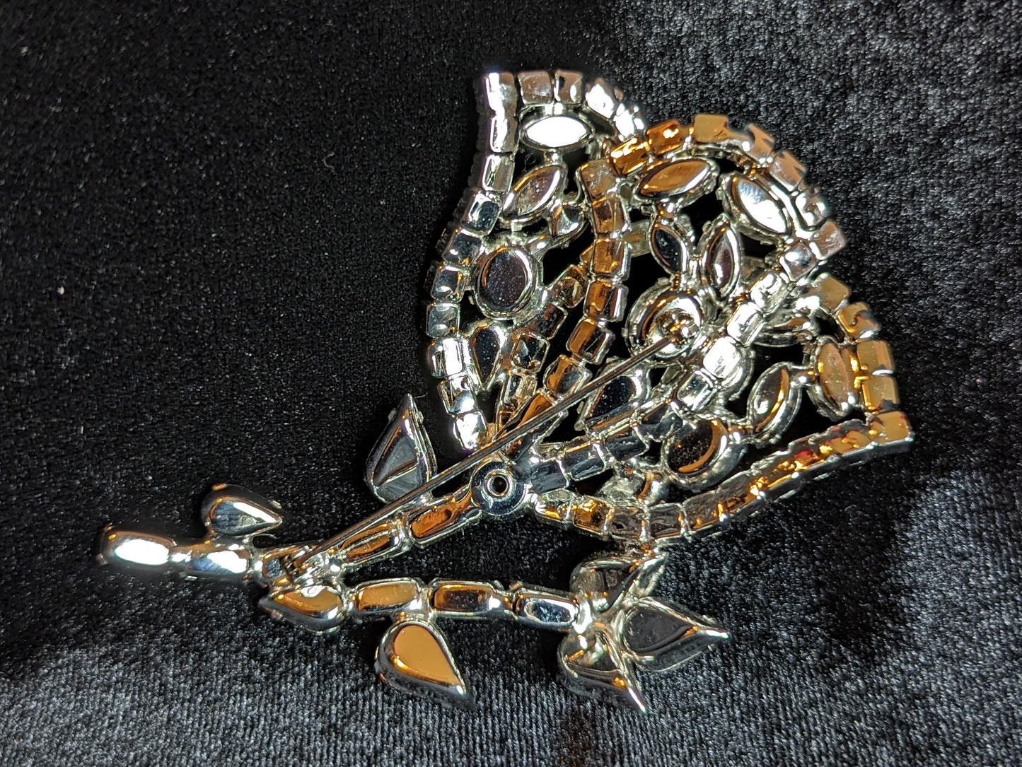 Rhinestone Brooch Statement Piece