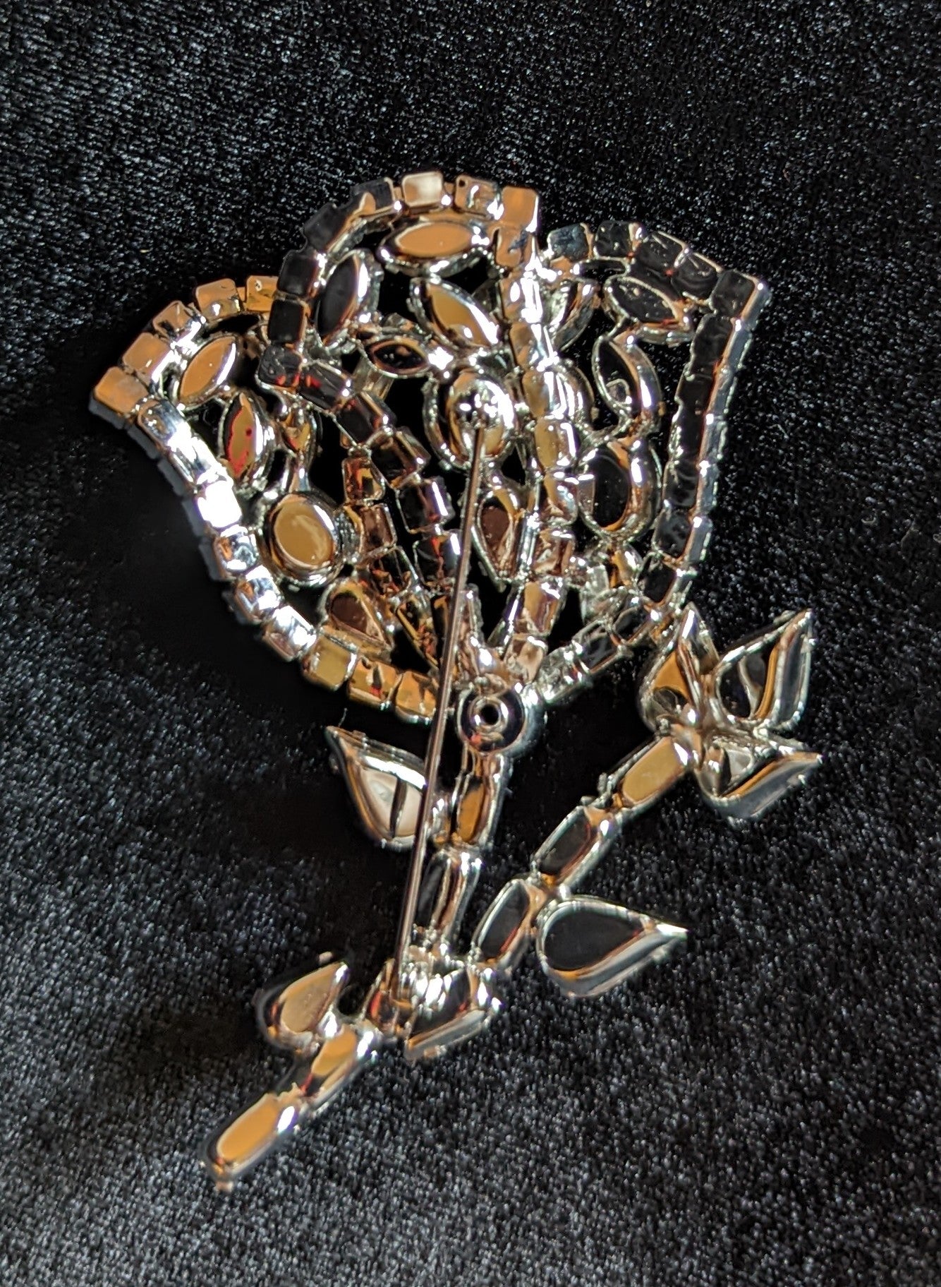 Rhinestone Brooch Statement Piece