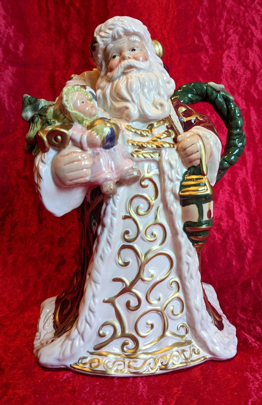 Opulence Santa Teapot Vintage in original box