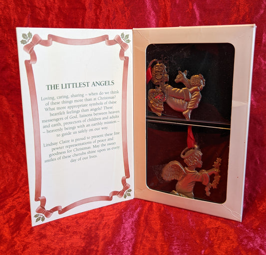 "The Littlest Angels" Lindsay Claire Vintage Ornaments