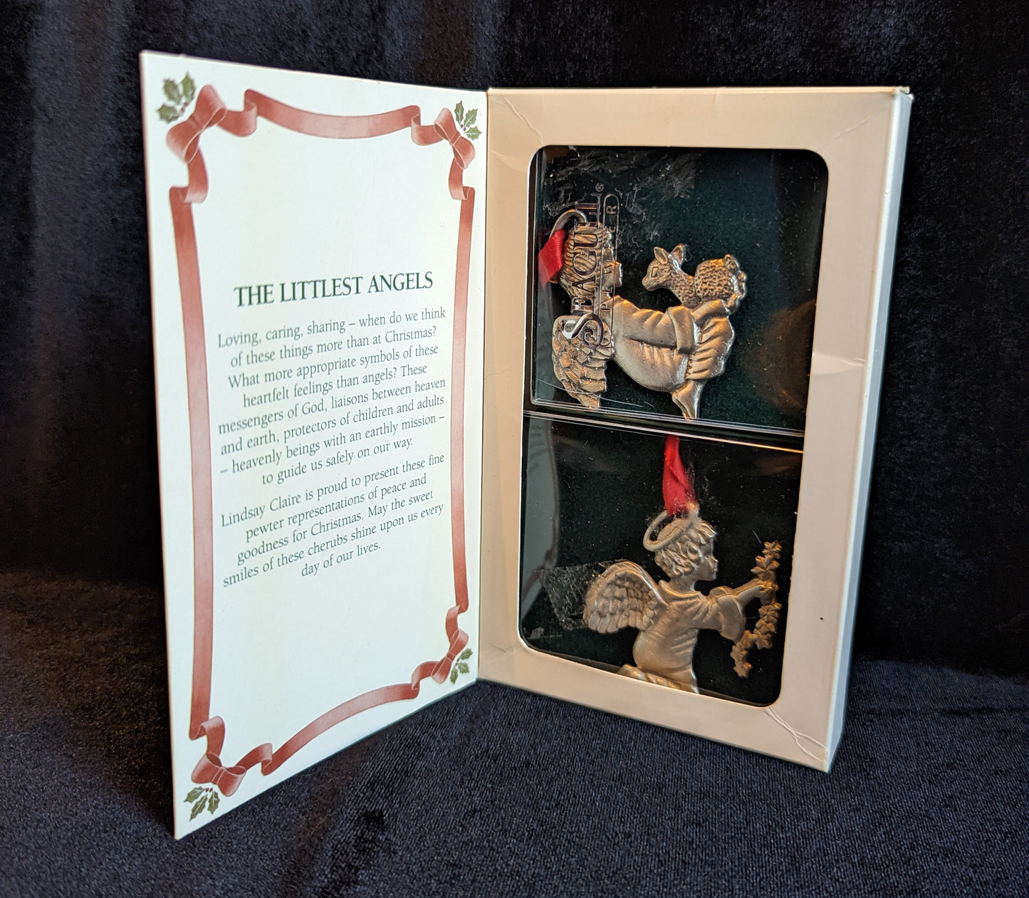 "The Littlest Angels" Lindsay Claire Vintage Ornaments