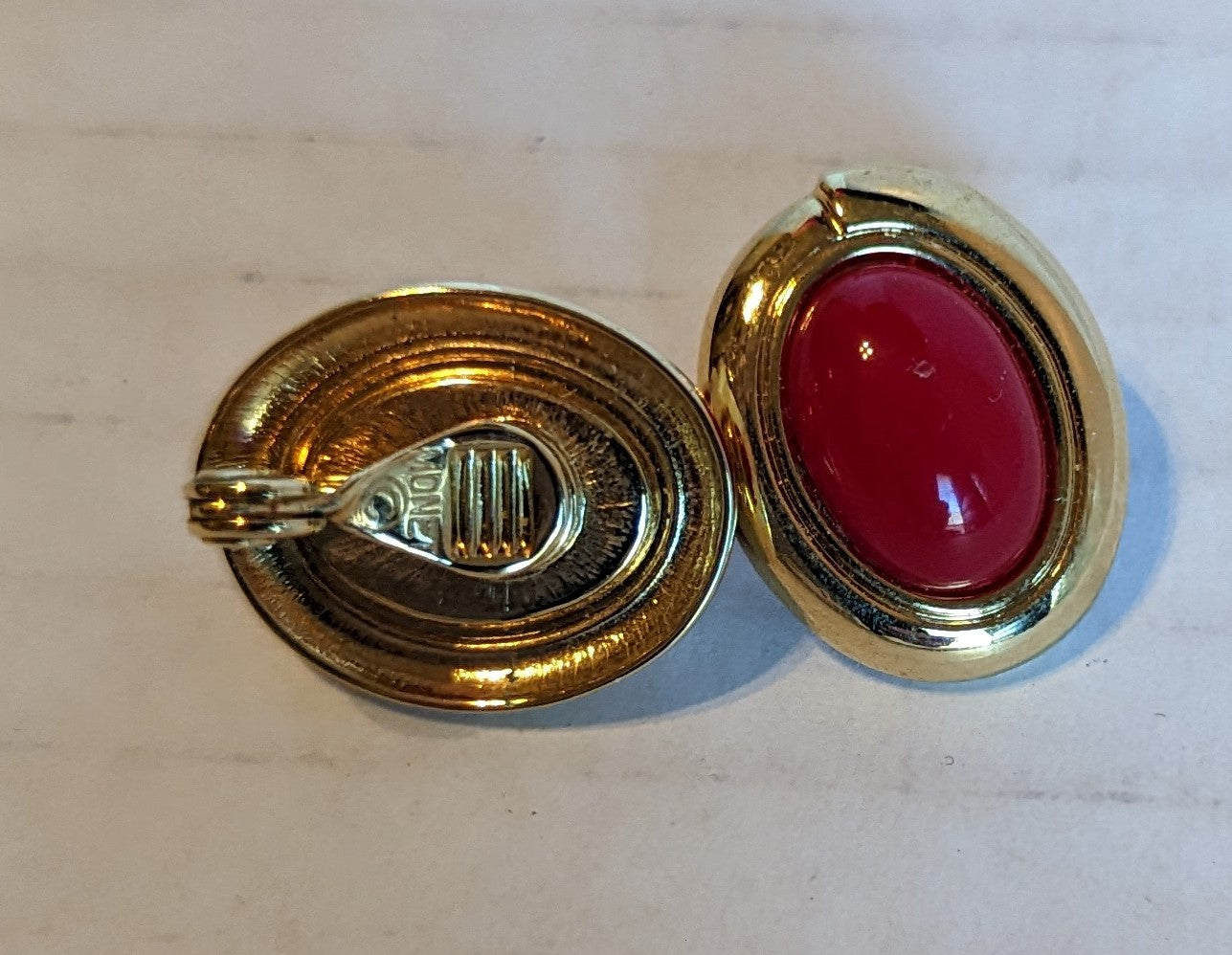 Monet Clip-On Vintage Earrings