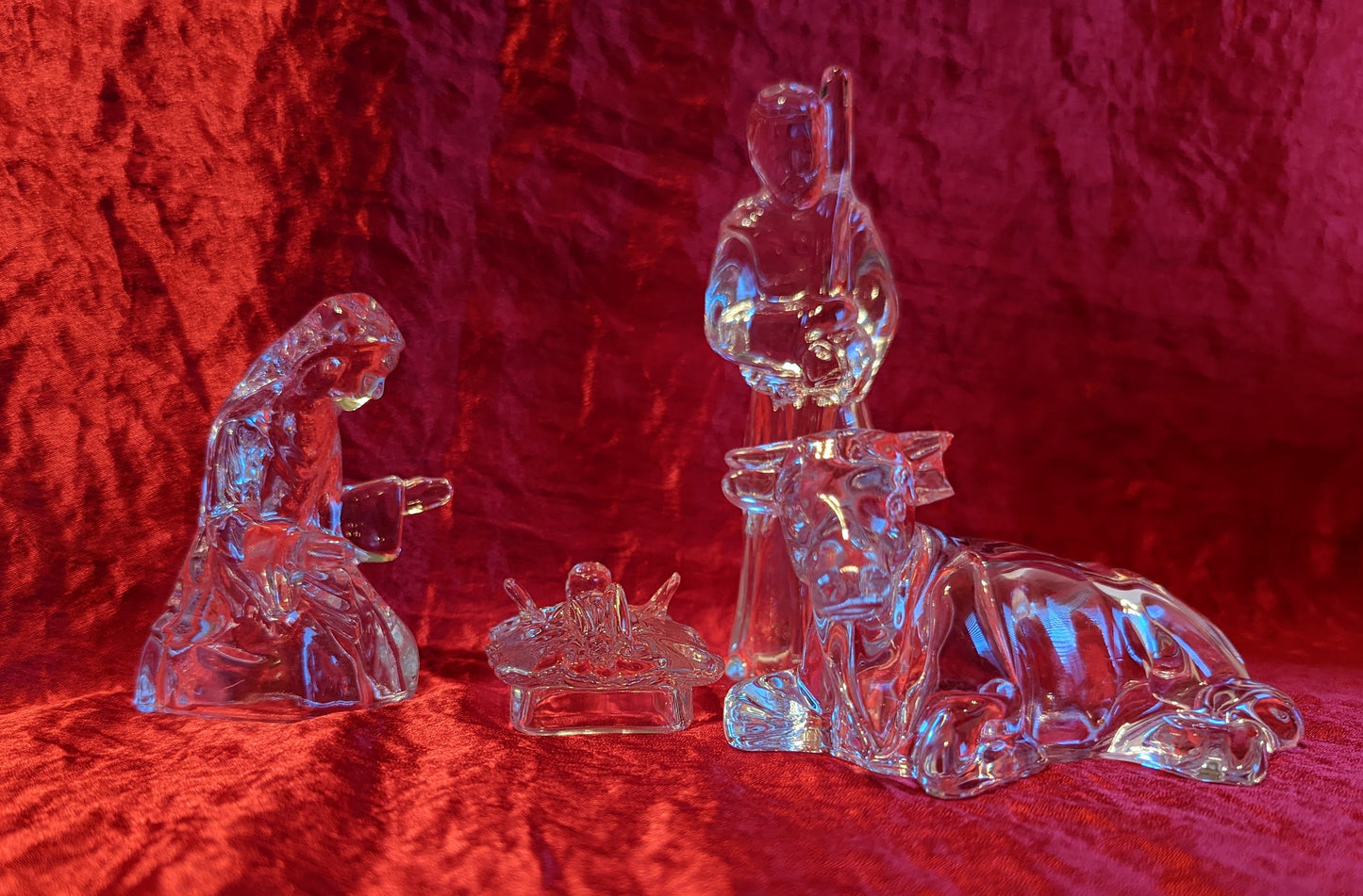 Crystal d'Arques 24% Crystal Nativity from France