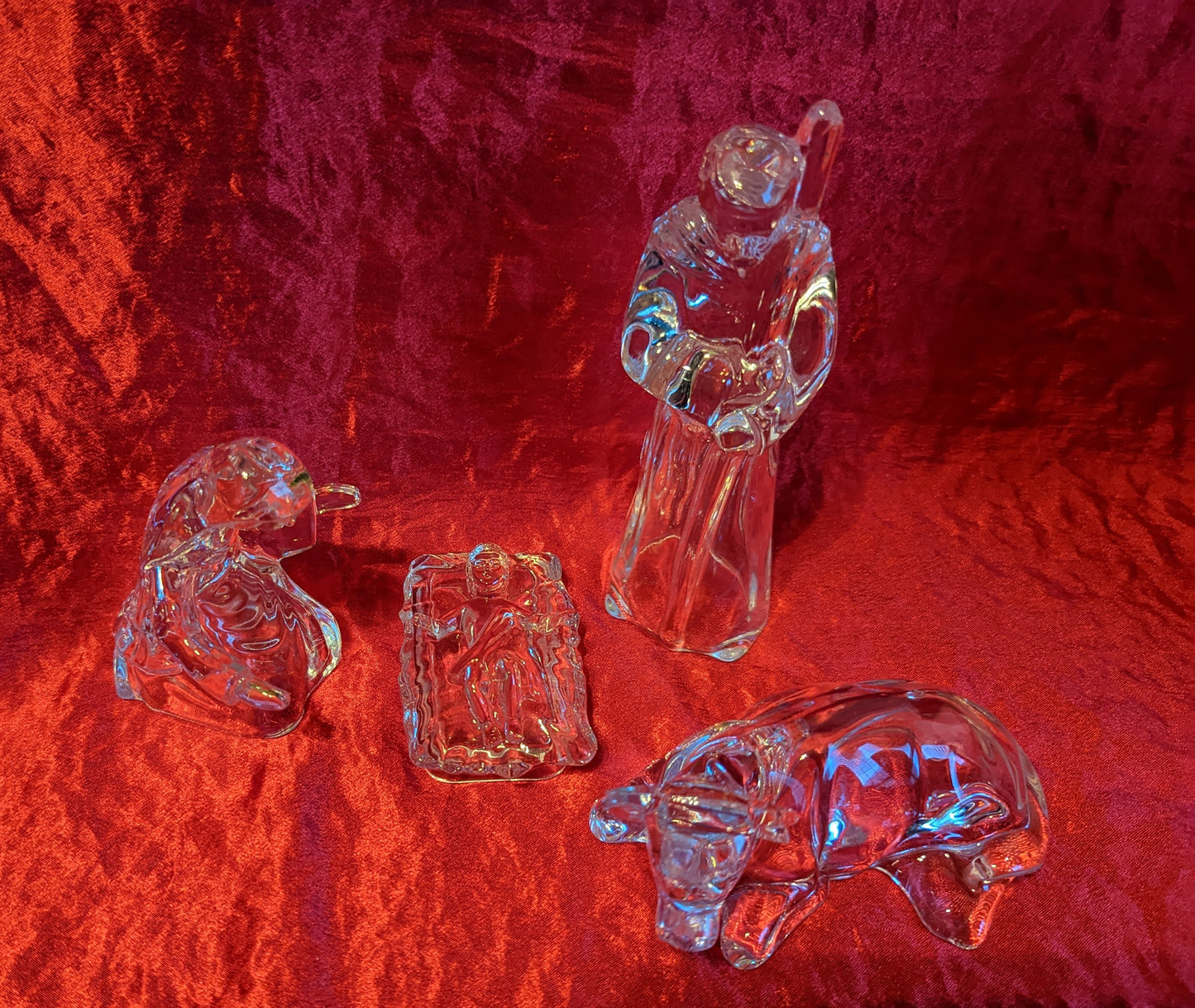 Crystal d'Arques 24% Crystal Nativity from France