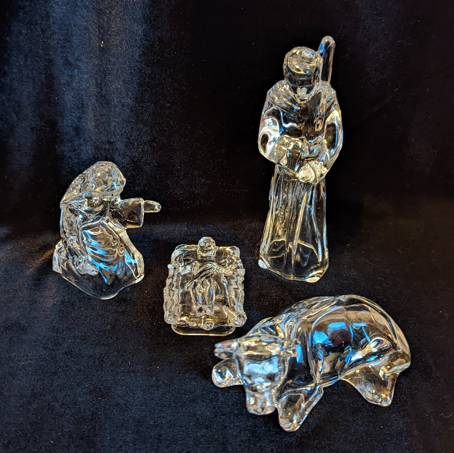 Crystal d'Arques 24% Crystal Nativity from France