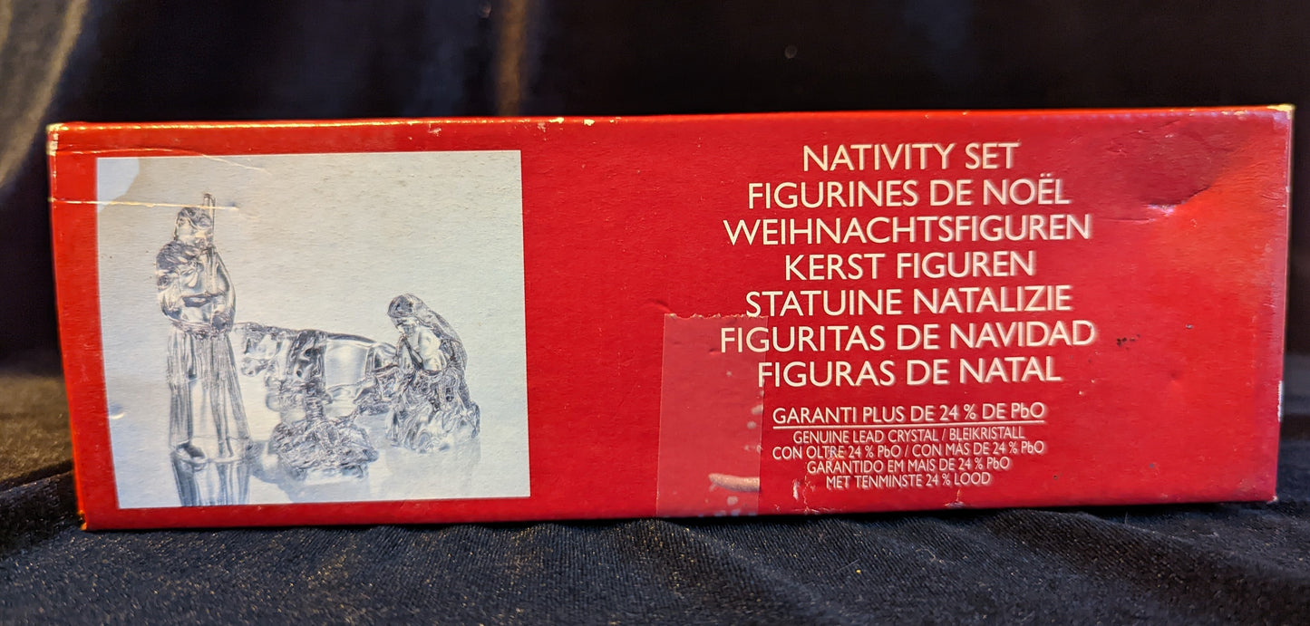 Crystal d'Arques 24% Crystal Nativity from France