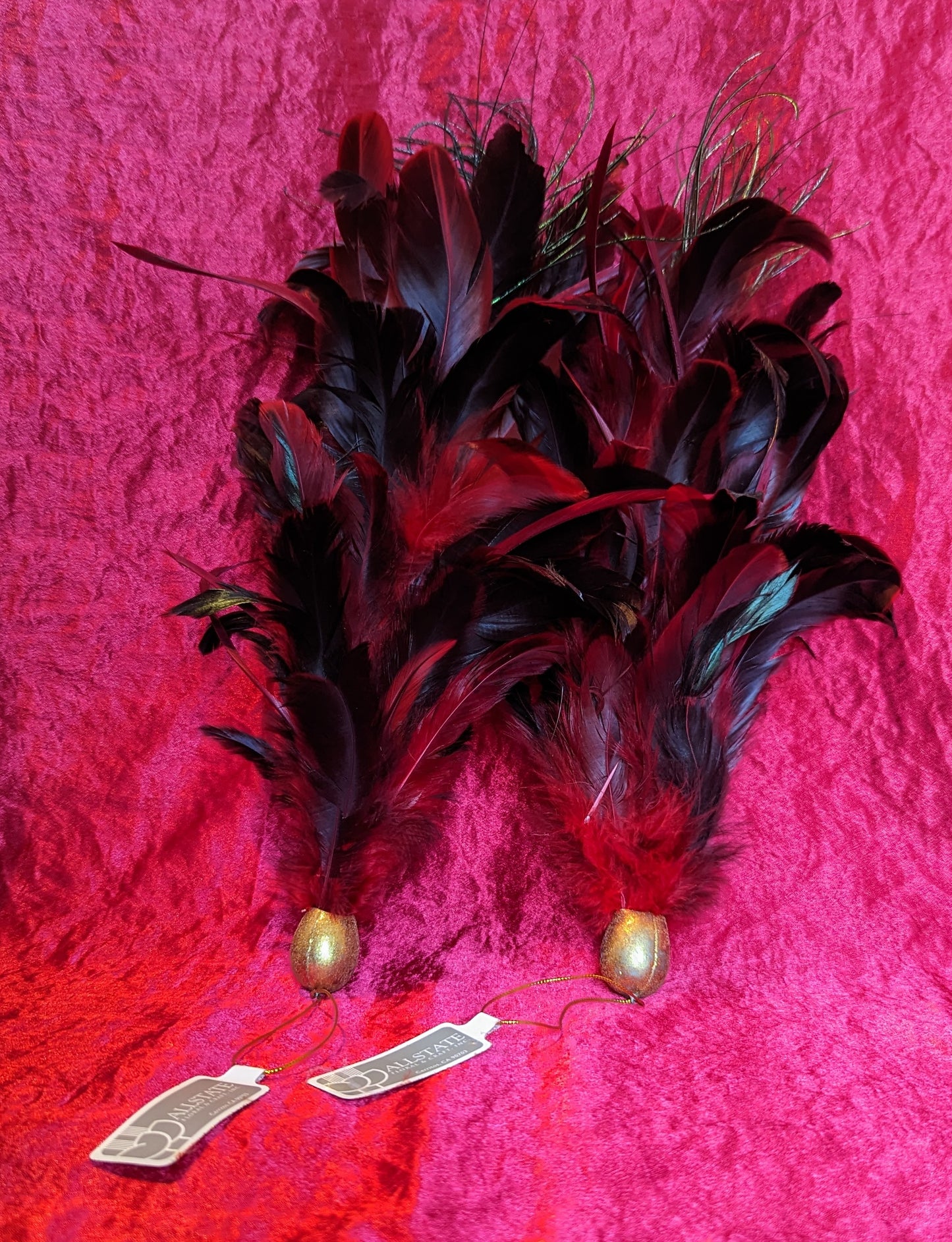 Feather Decor/Ribbon(5 pieces)