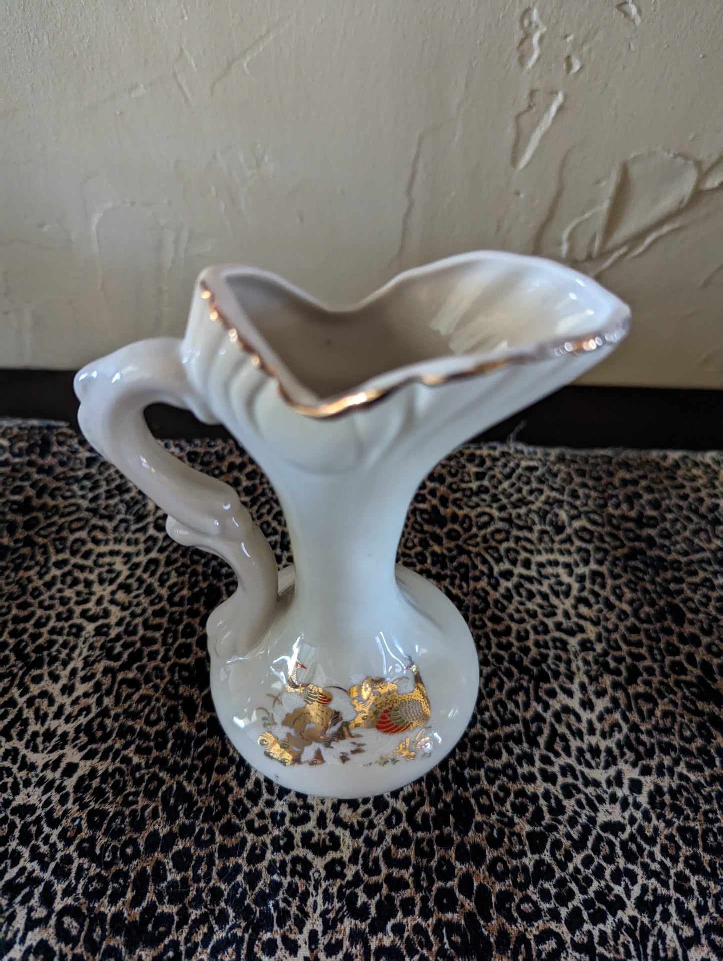 Asian Style Vintage Pitcher/Bud Vase