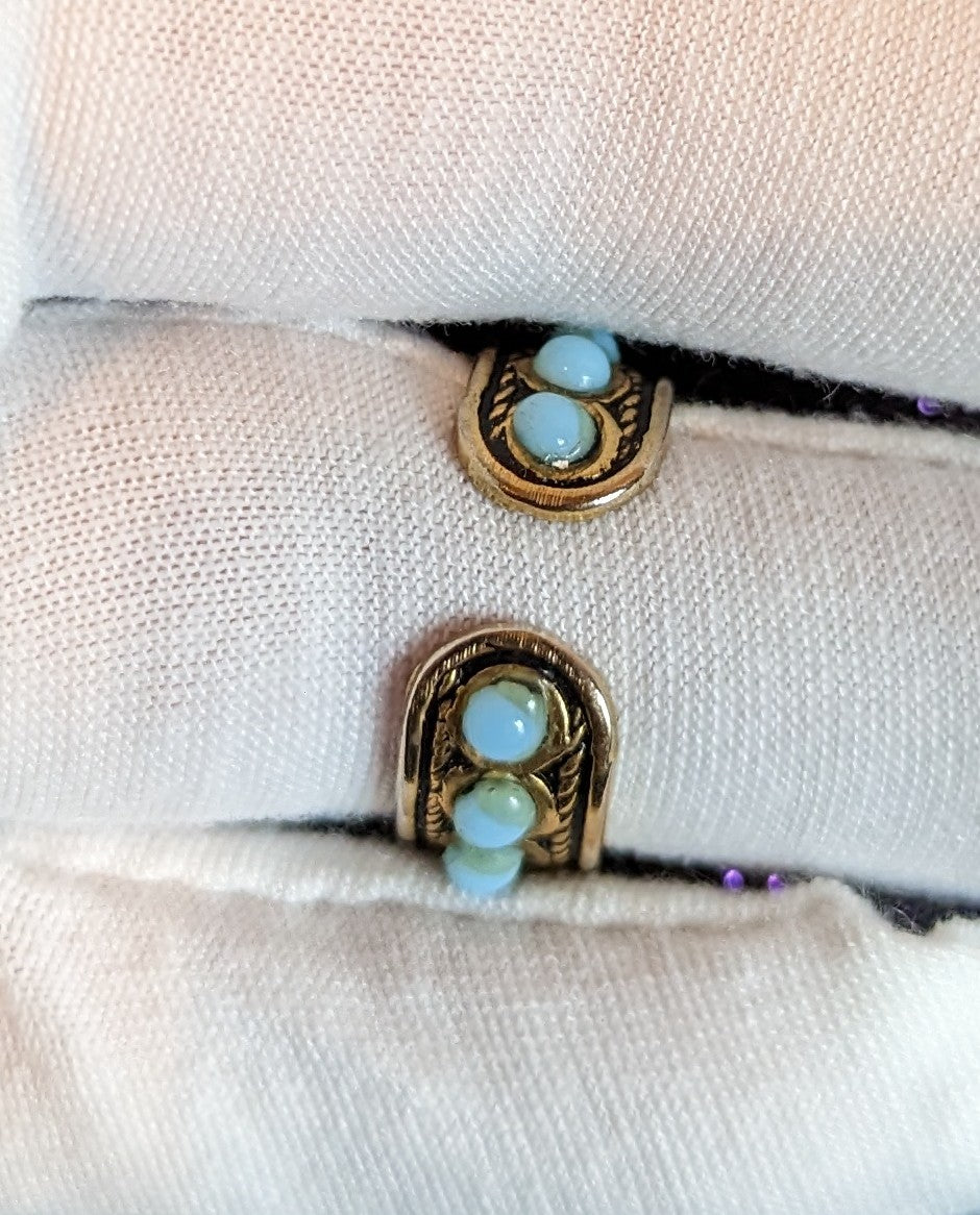 Toe Ring with Turquoise Stones